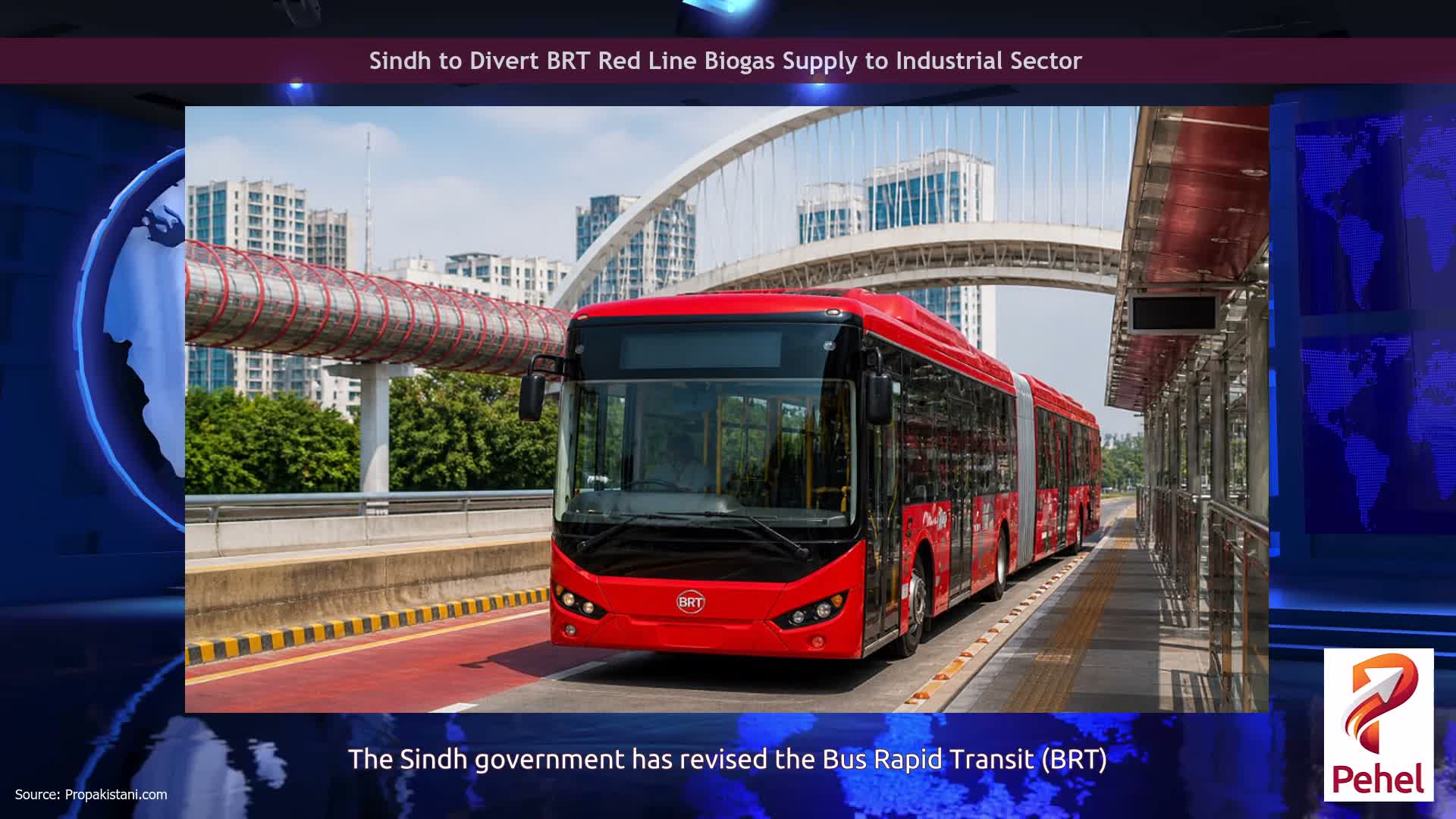 Sindh to Divert BRT Red Line Biogas Supply to Industrial Sector