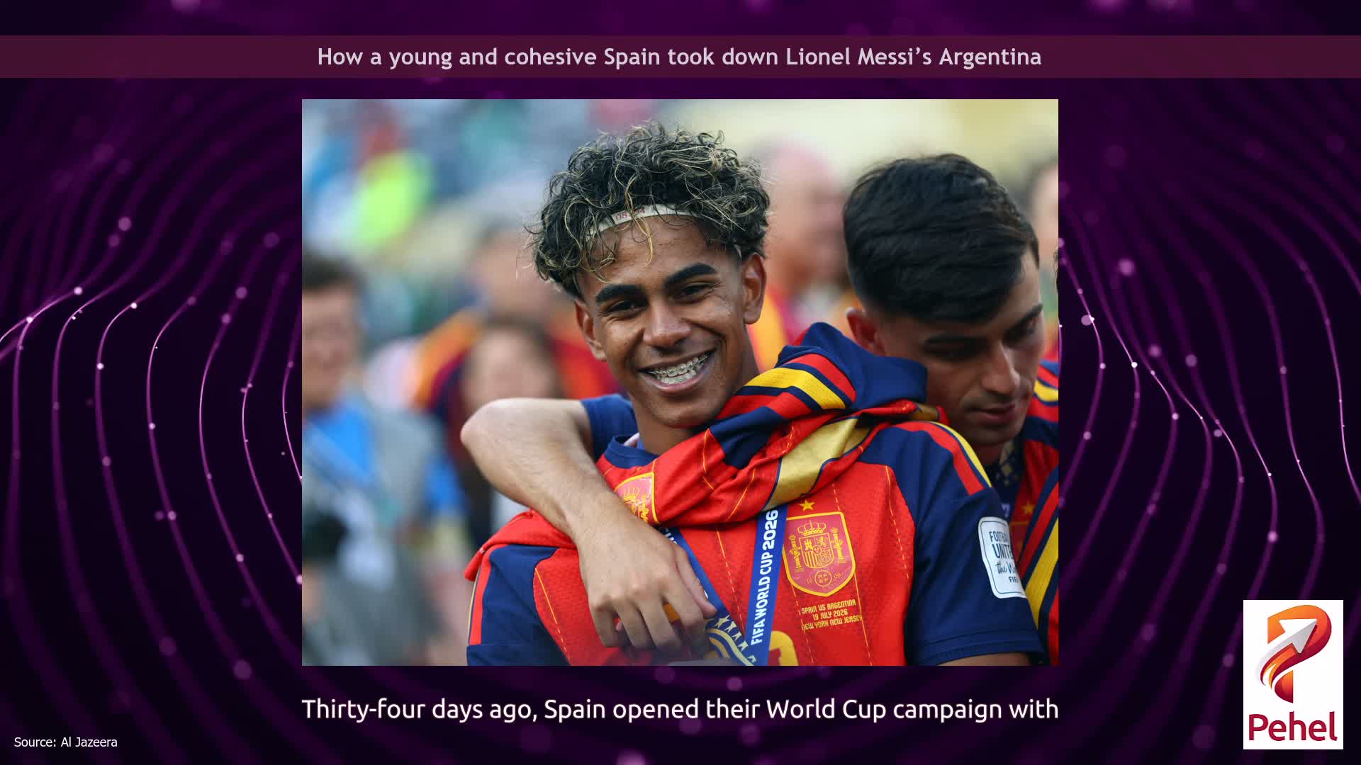How a young and cohesive Spain took down Lionel Messi’s Argentina
