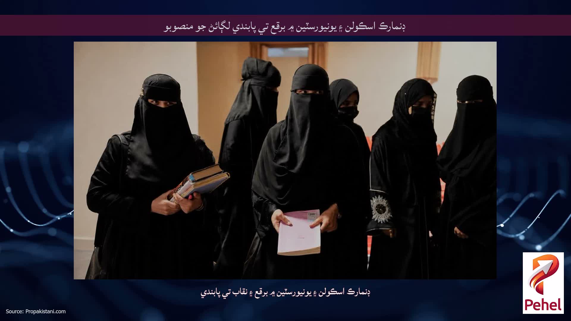 ڊنمارڪ اسڪولن ۽ يونيورسٽين ۾ برقع تي پابندي لڳائڻ جو منصوبو