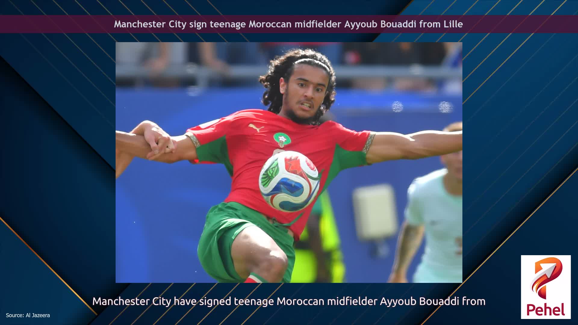 Manchester City sign teenage Moroccan midfielder Ayyoub Bouaddi from Lille