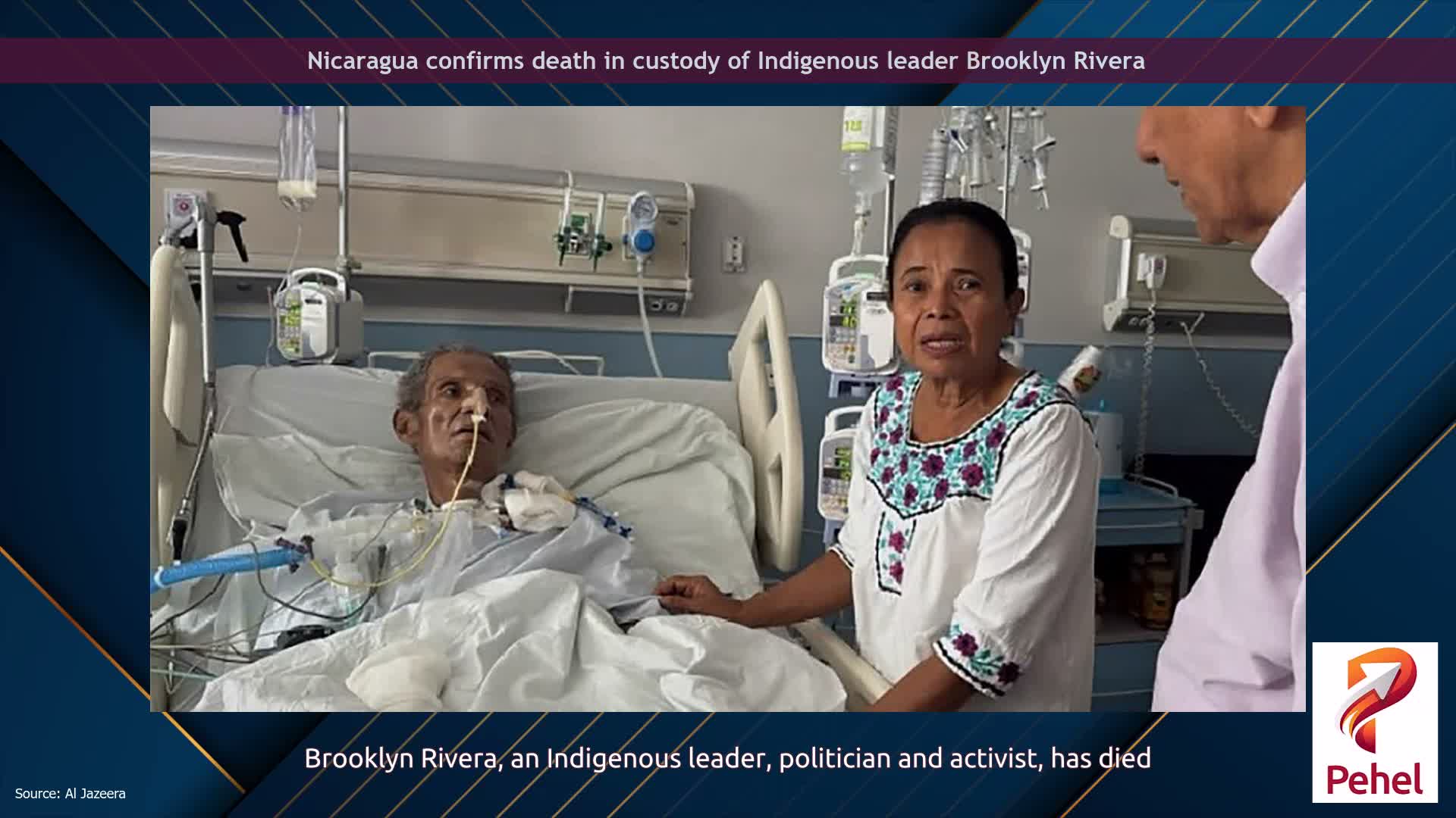 Nicaragua confirms death in custody of Indigenous leader Brooklyn Rivera