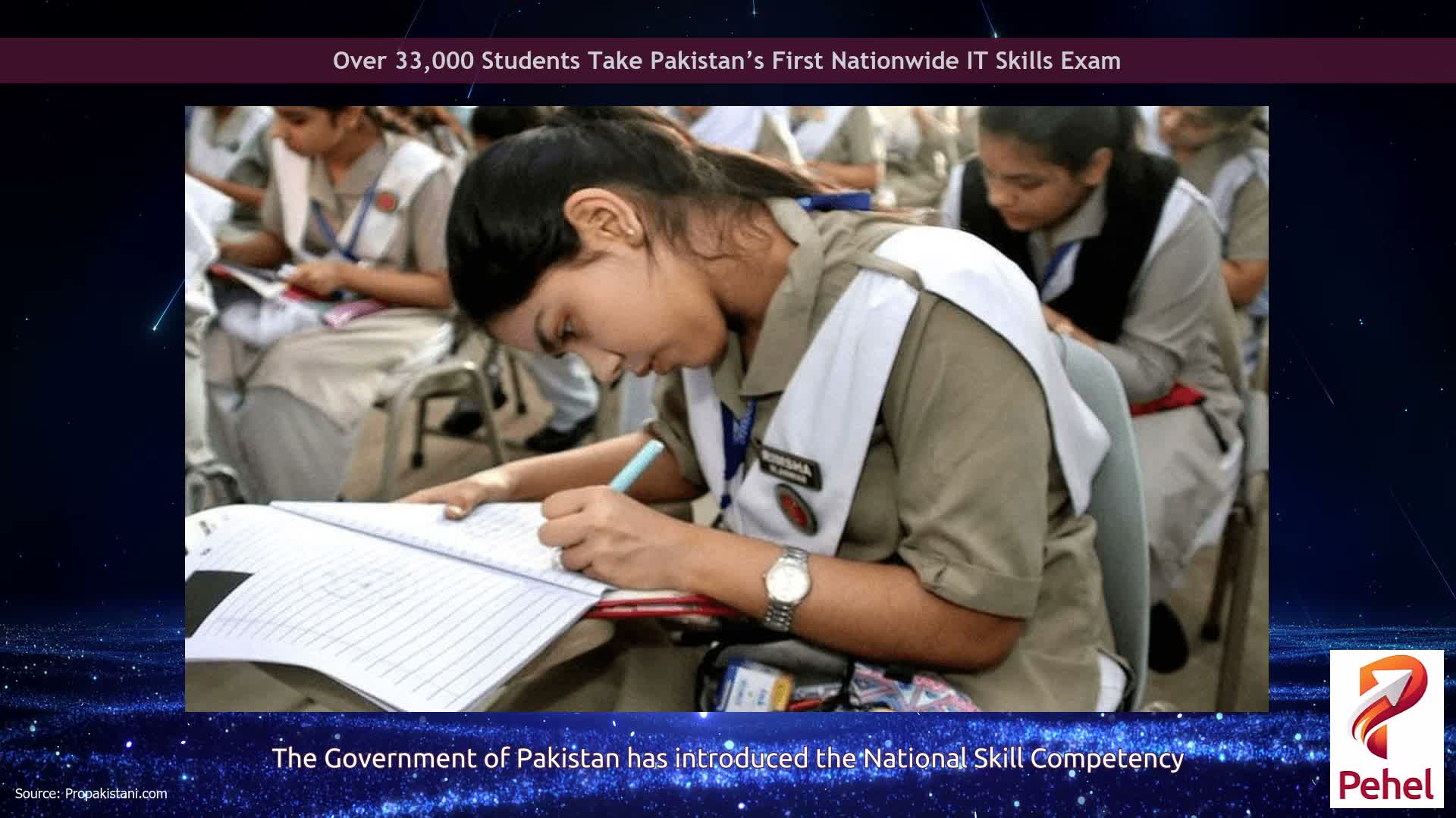 Over 33,000 Students Take Pakistan’s First Nationwide IT Skills Exam