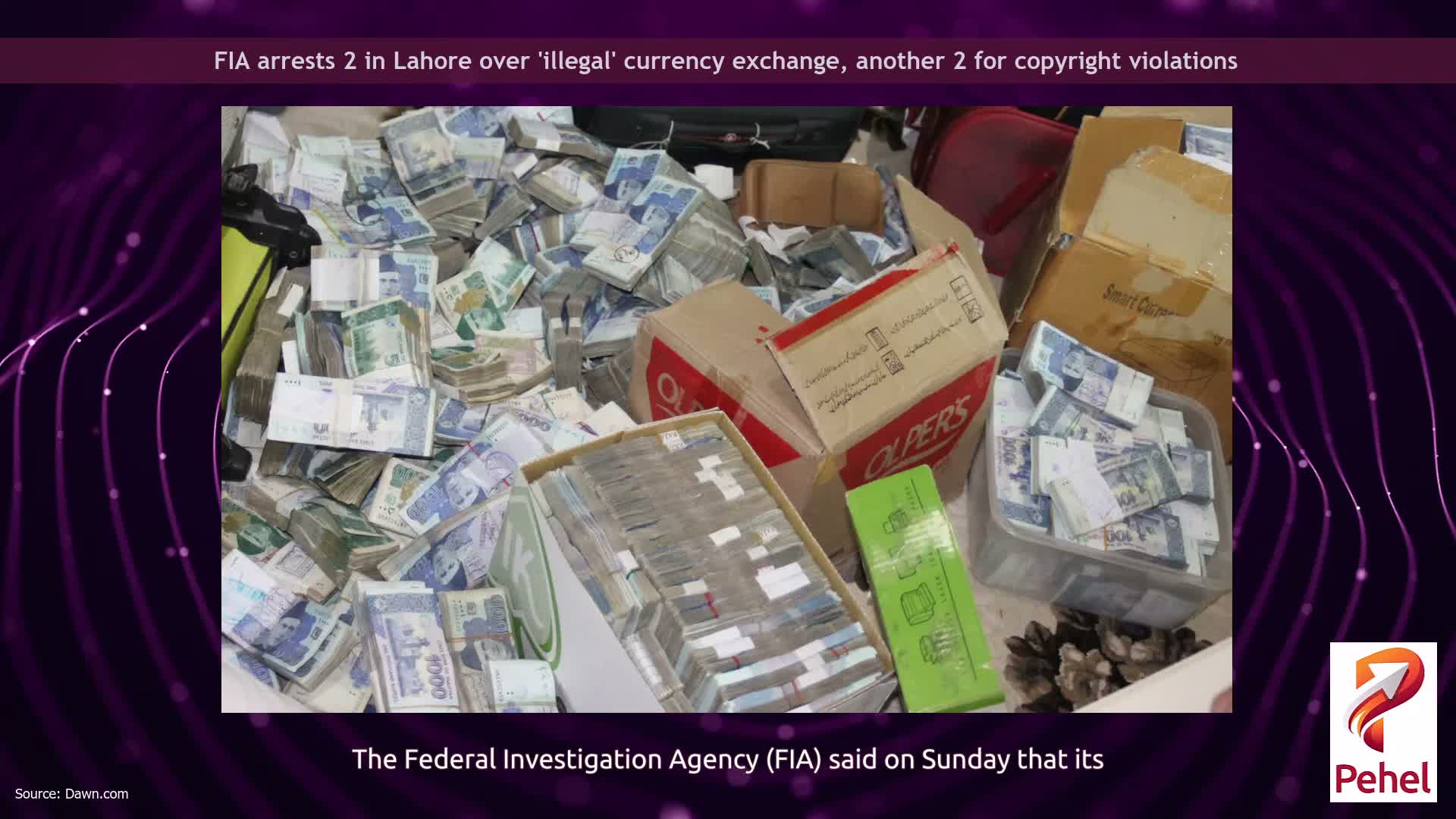 FIA arrests 2 in Lahore over 'illegal' currency exchange, another 2 for copyright violations