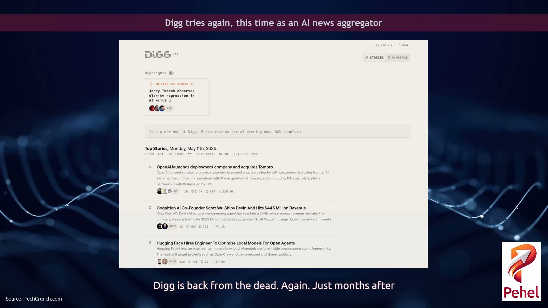 Digg tries again, this time as an AI news aggregator