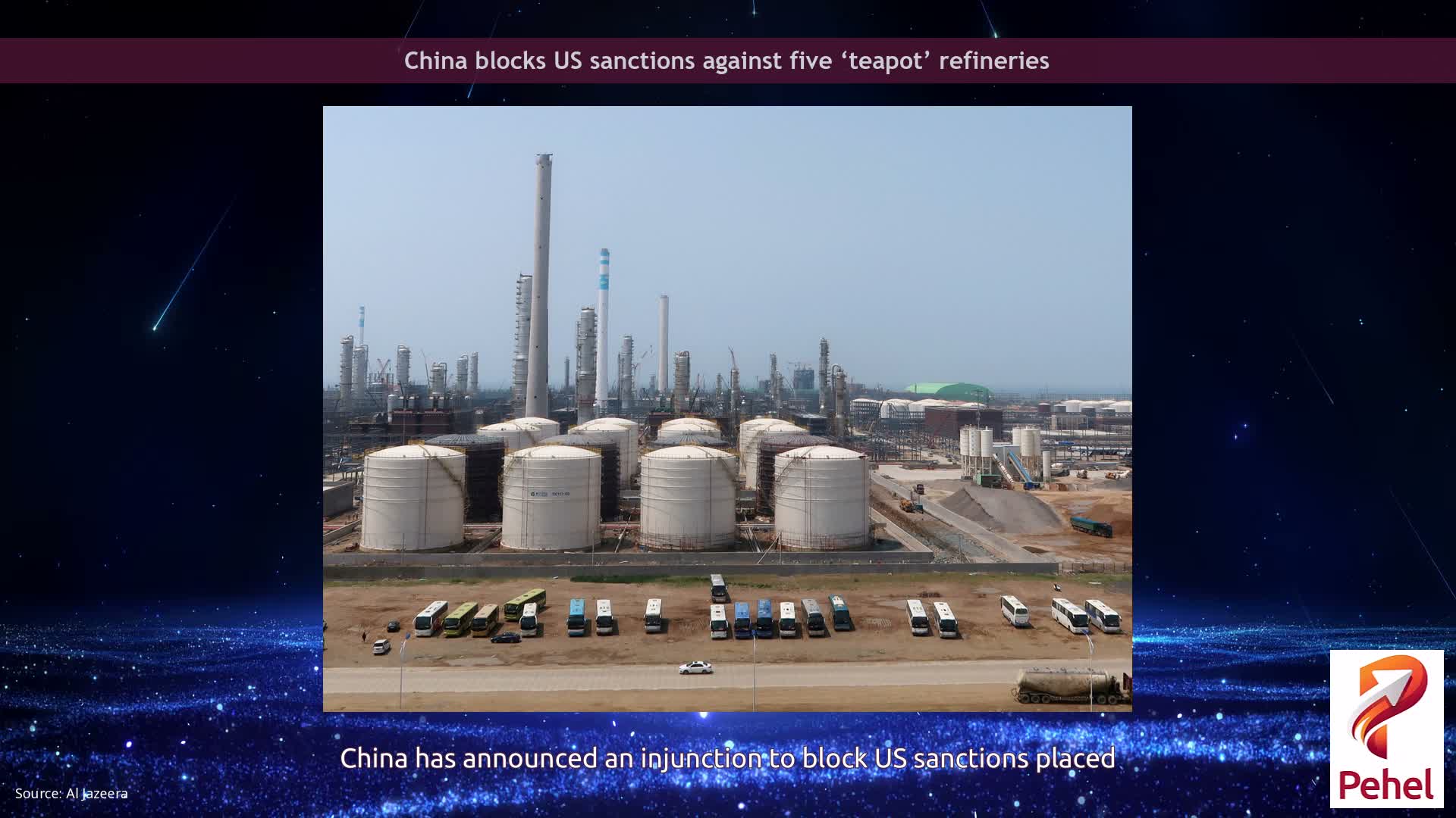 China blocks US sanctions against five ‘teapot’ refineries