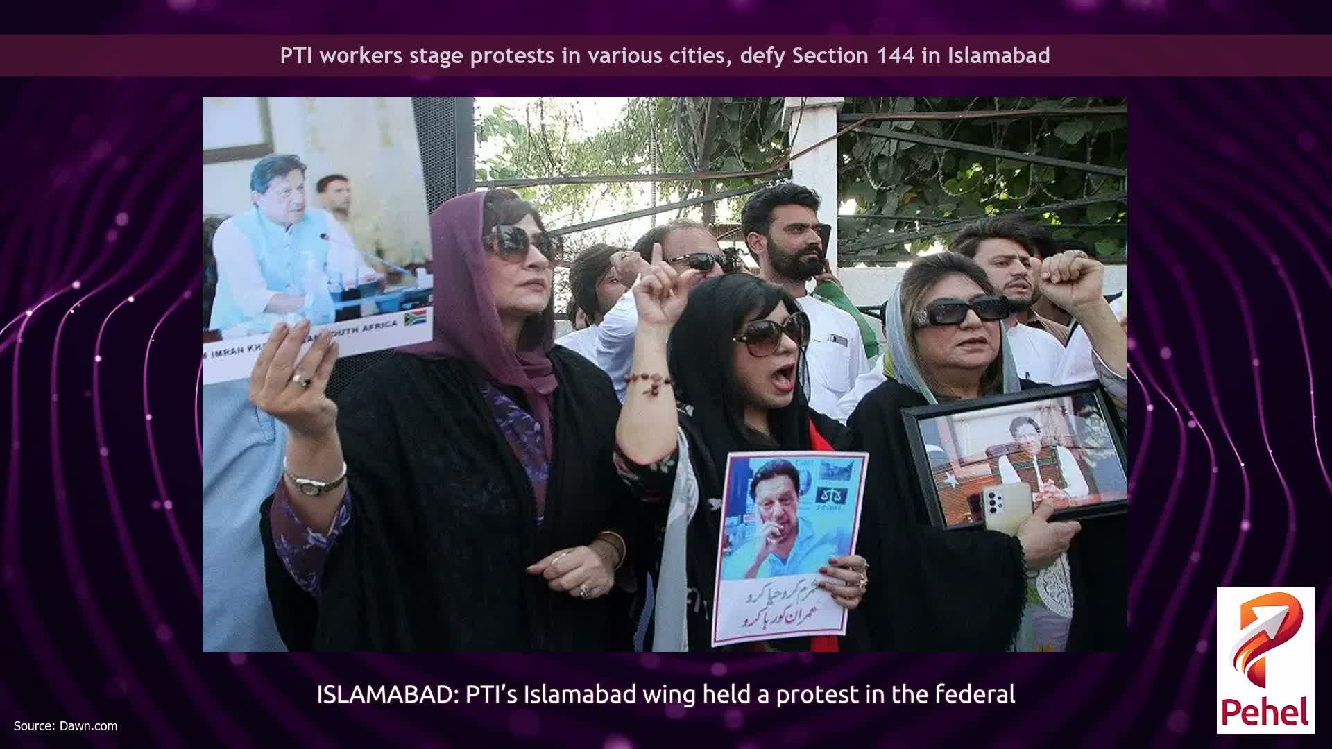 PTI workers stage protests in various cities, defy Section 144 in Islamabad