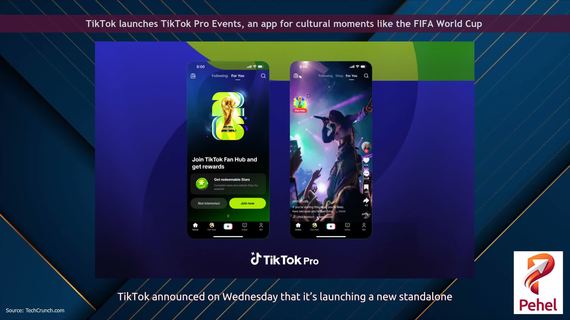 TikTok launches TikTok Pro Events, an app for cultural moments like the FIFA World Cup