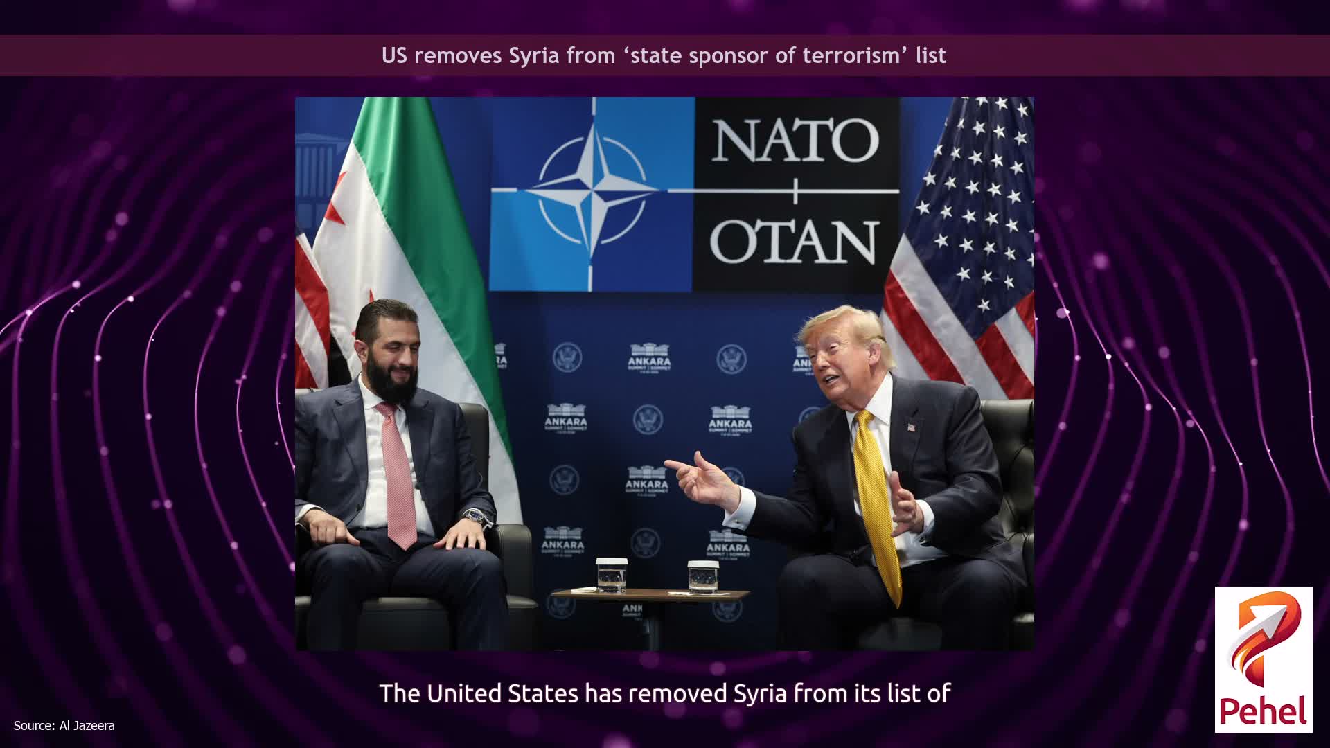 US removes Syria from ‘state sponsor of terrorism’ list