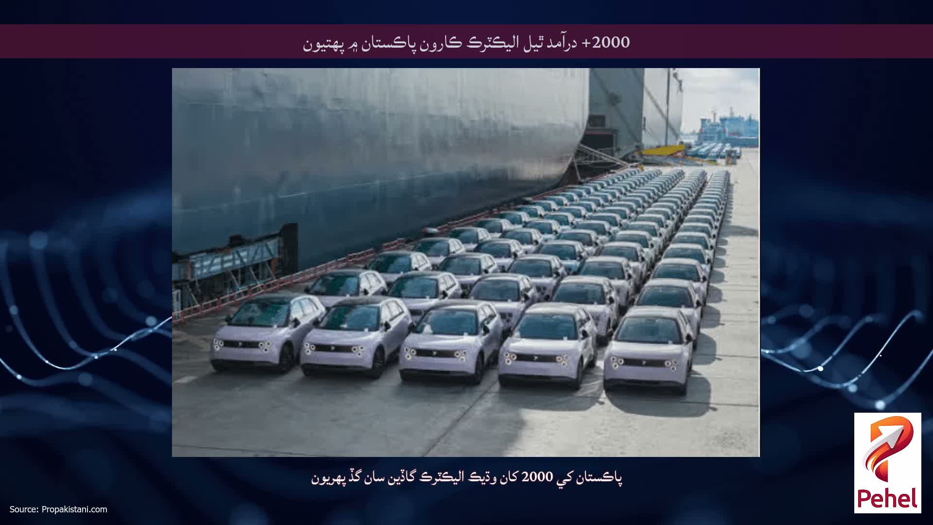 2000+ درآمد ٿيل اليڪٽرڪ ڪارون پاڪستان ۾ پهتيون