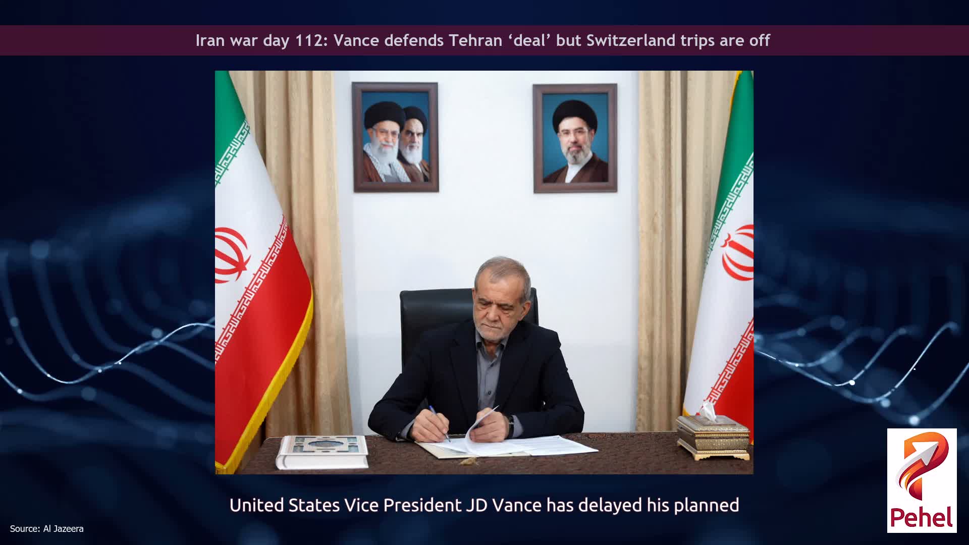 Iran war day 112: Vance defends Tehran ‘deal’ but Switzerland trips are off