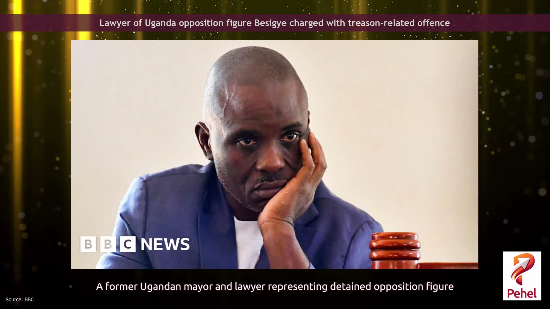 Lawyer of Uganda opposition figure Besigye charged with treason-related offence