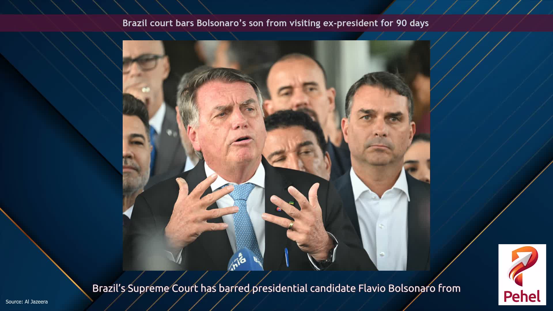 Brazil court bars Bolsonaro’s son from visiting ex-president for 90 days