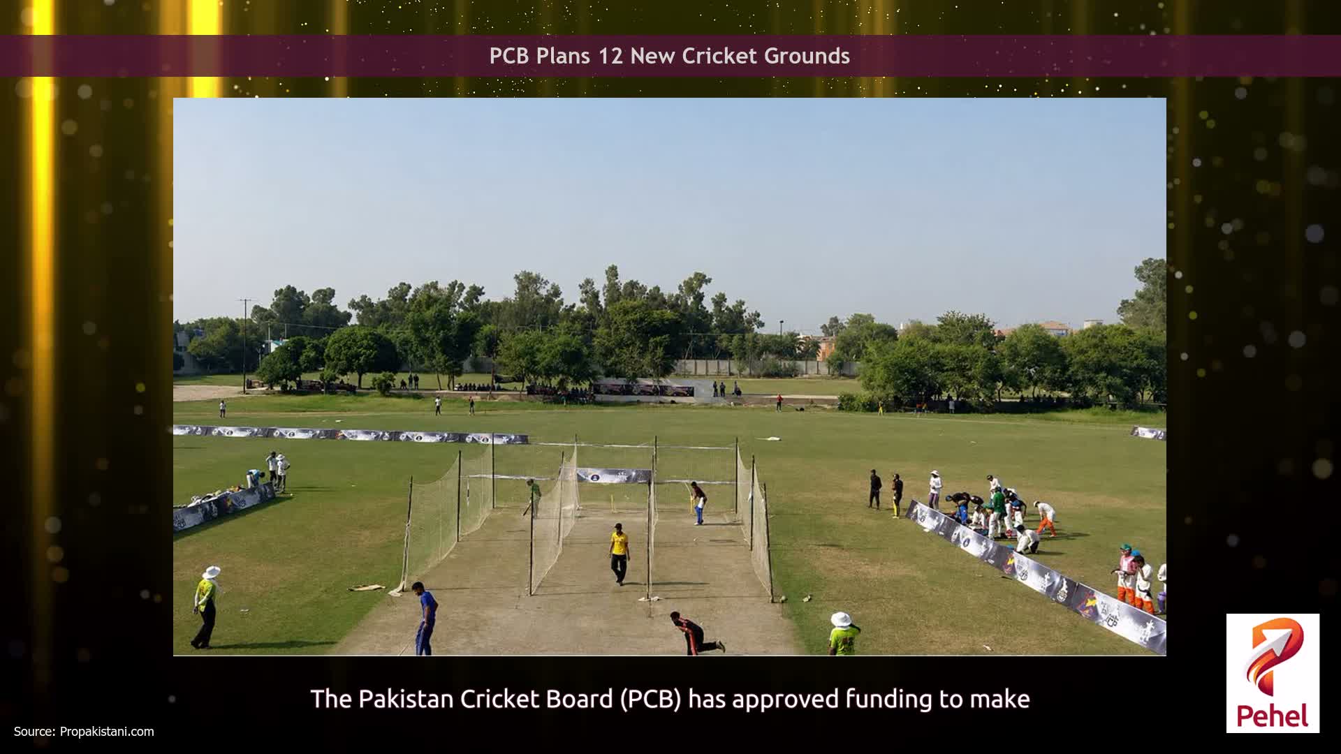 PCB Plans 12 New Cricket Grounds