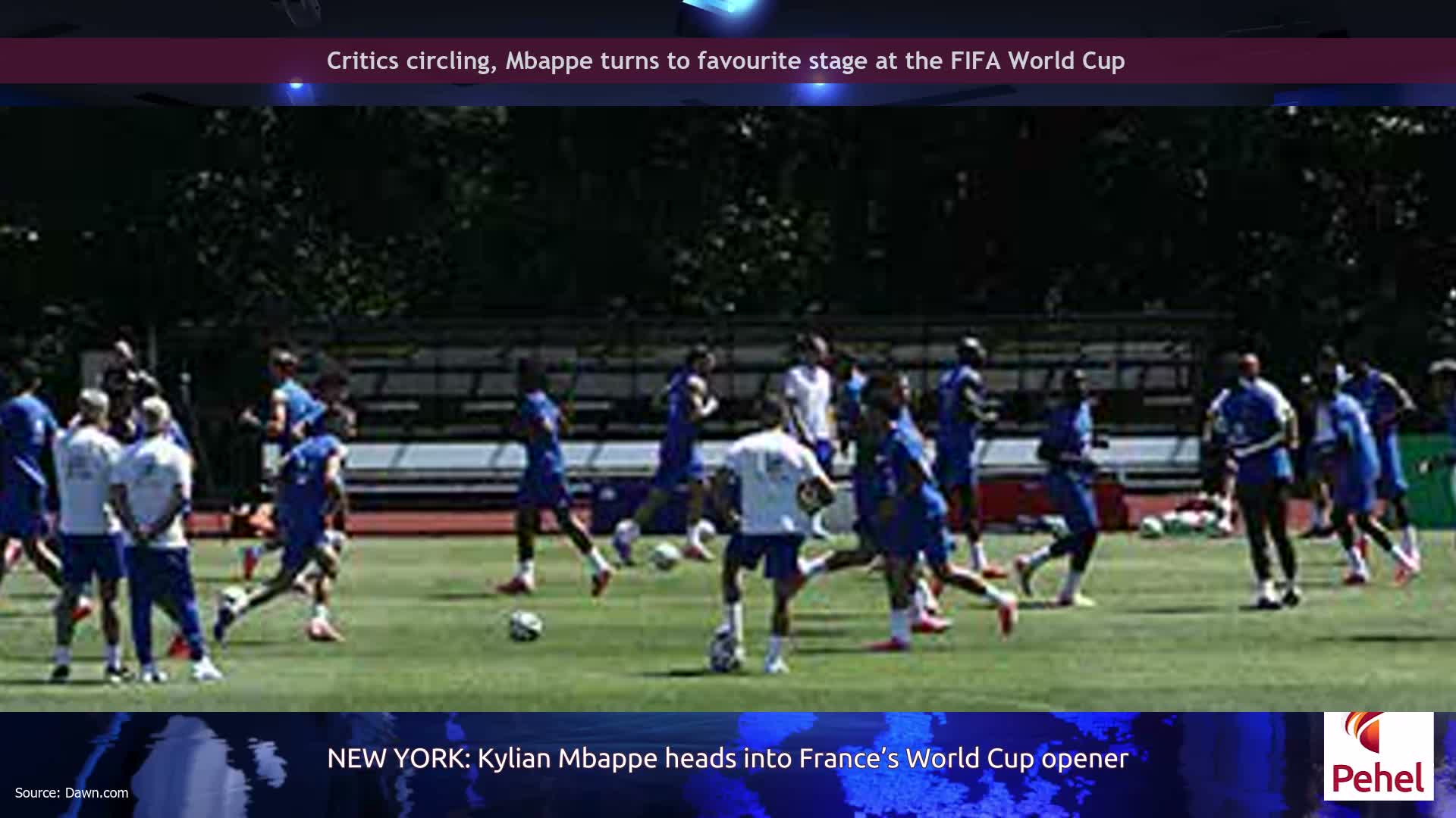 Critics circling, Mbappe turns to favourite stage at the FIFA World Cup