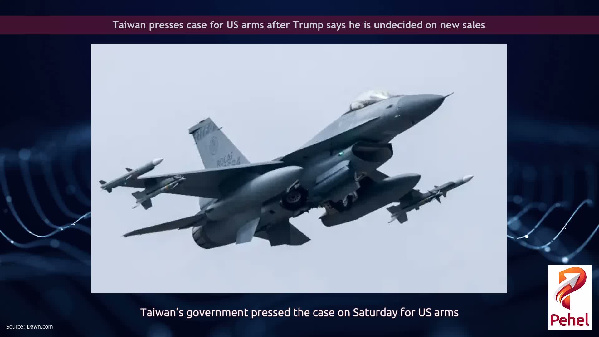 Taiwan presses case for US arms after Trump says he is undecided on new sales