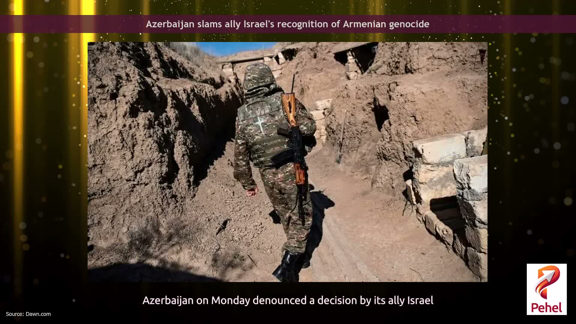 Azerbaijan slams ally Israel's recognition of Armenian genocide