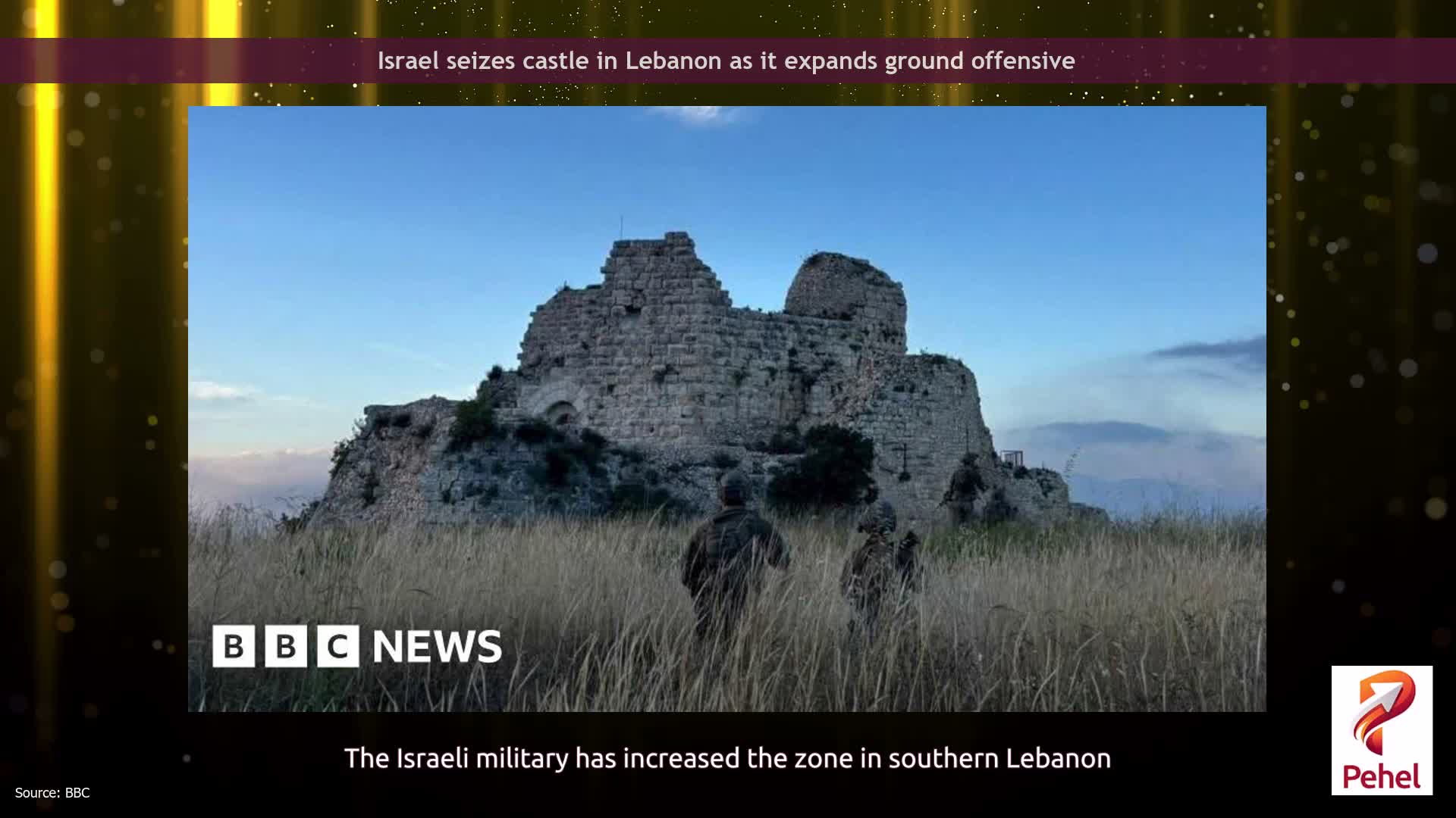 Israel seizes castle in Lebanon as it expands ground offensive