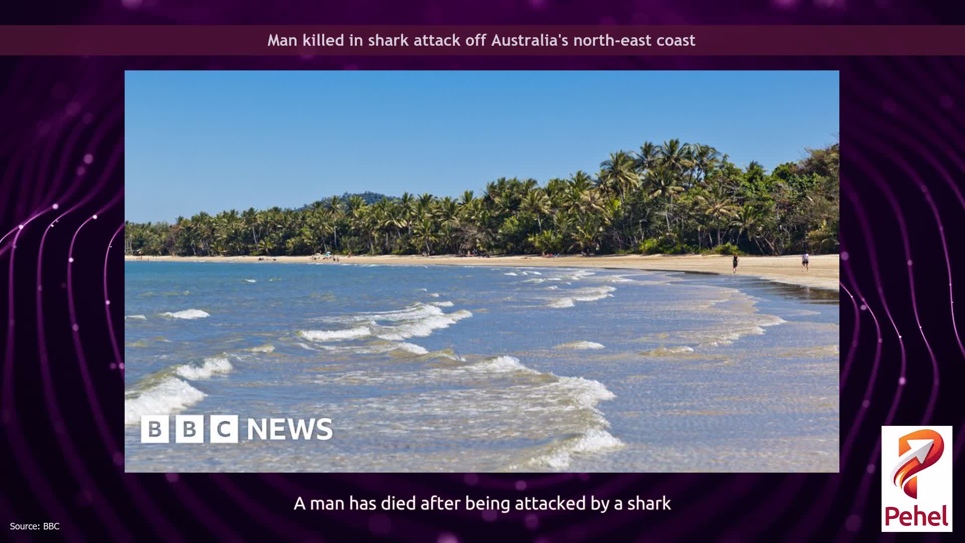 Man killed in shark attack off Australia's north-east coast