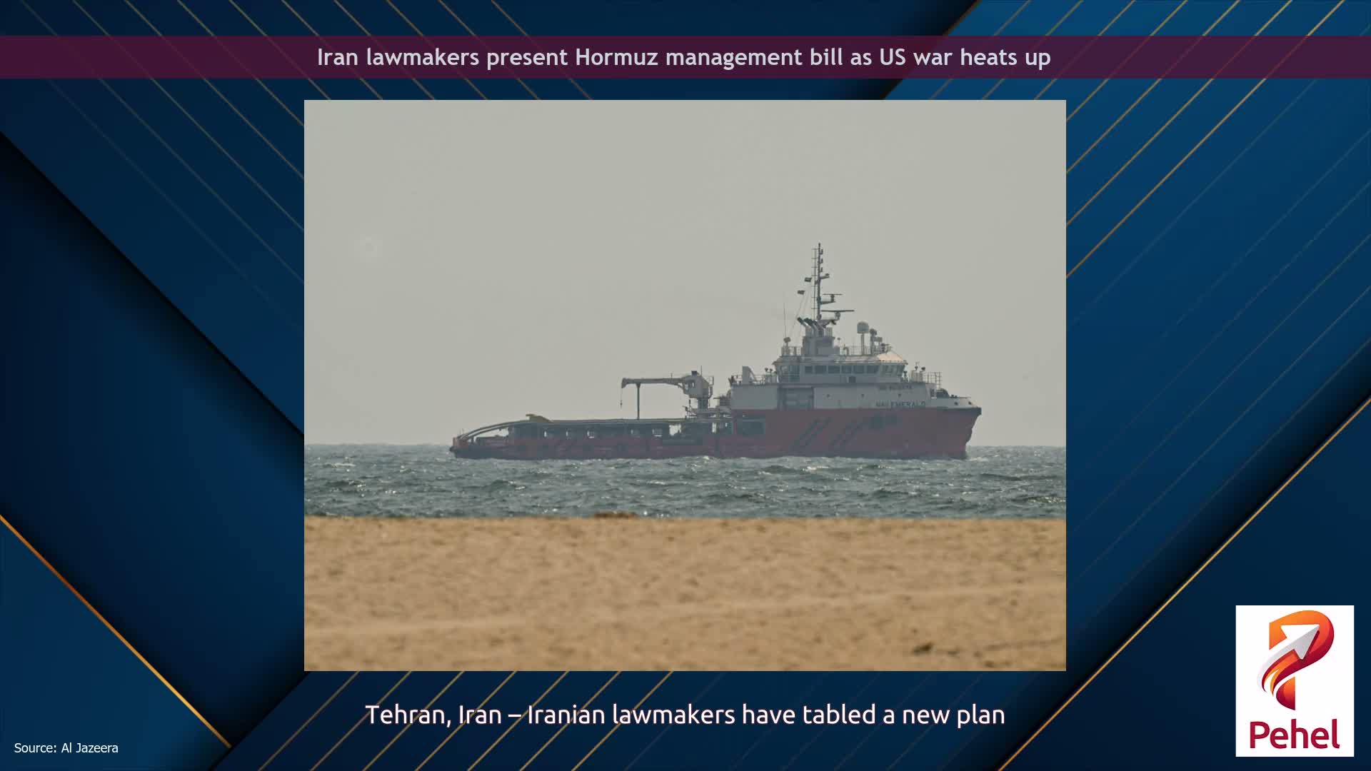 Iran lawmakers present Hormuz management bill as US war heats up