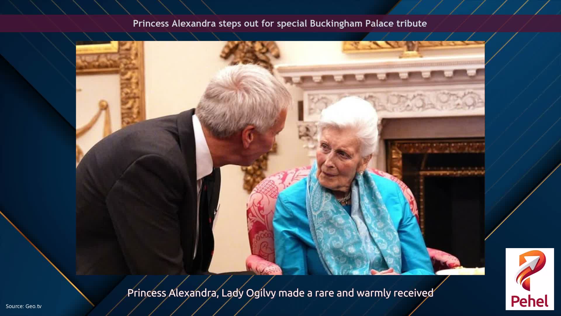 Princess Alexandra steps out for special Buckingham Palace tribute