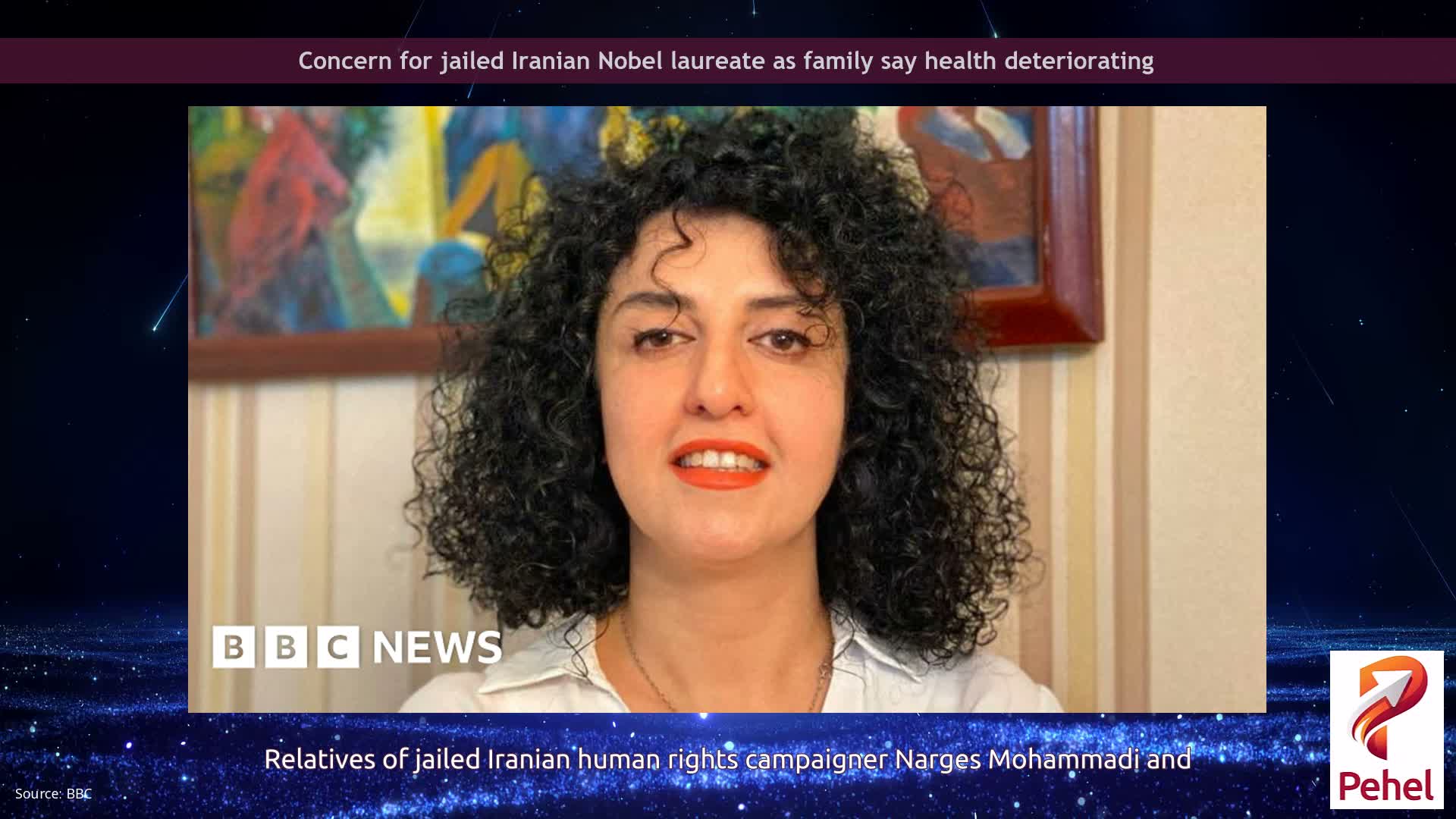 Concern for jailed Iranian Nobel laureate as family say health deteriorating