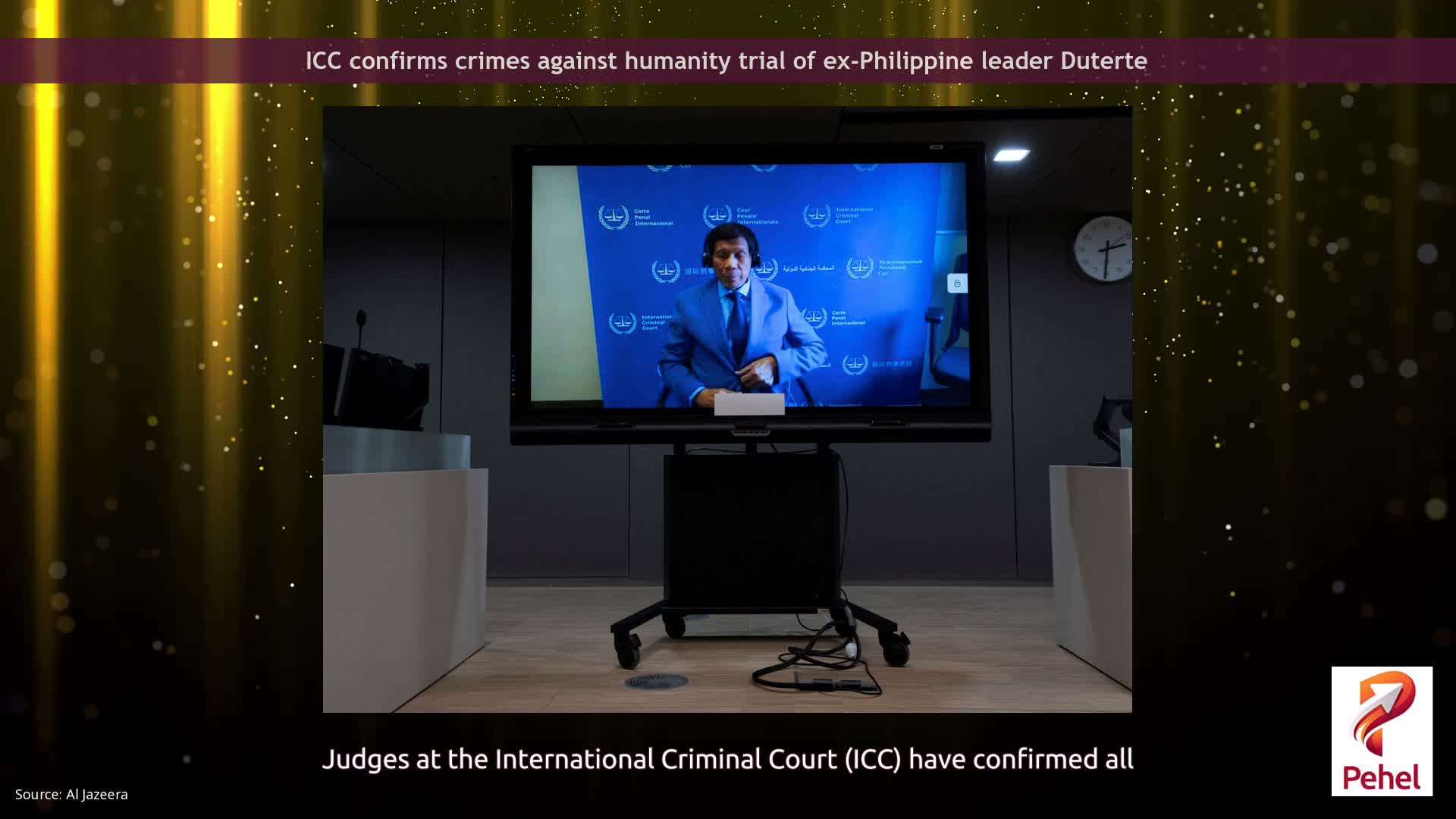 ICC confirms crimes against humanity trial of ex-Philippine leader Duterte