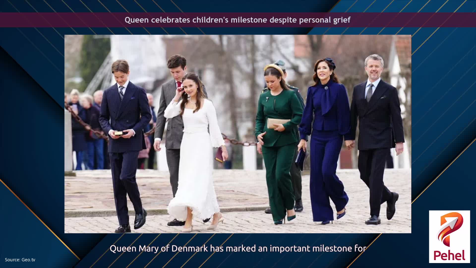 Queen celebrates children's milestone despite personal grief