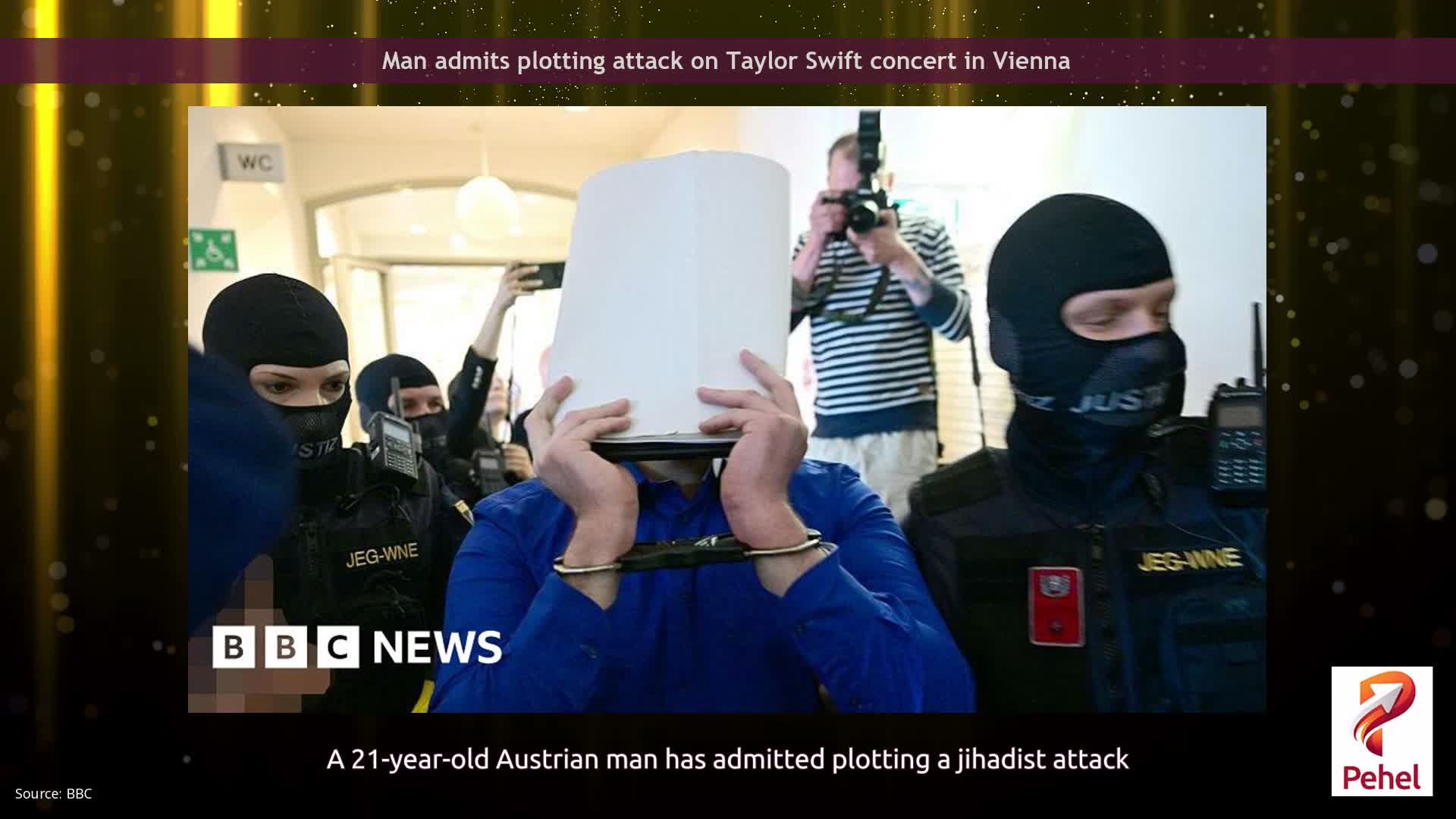 Man admits plotting attack on Taylor Swift concert in Vienna