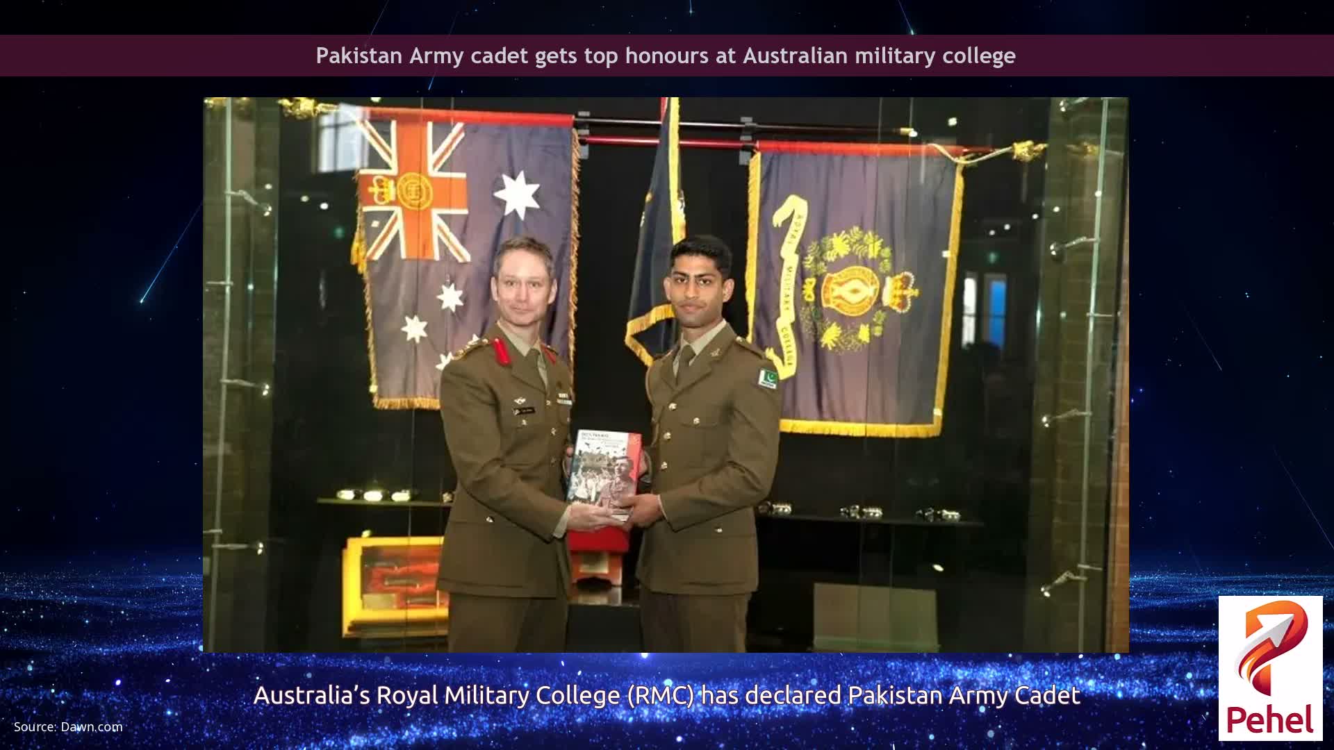 Pakistan Army cadet gets top honours at Australian military college