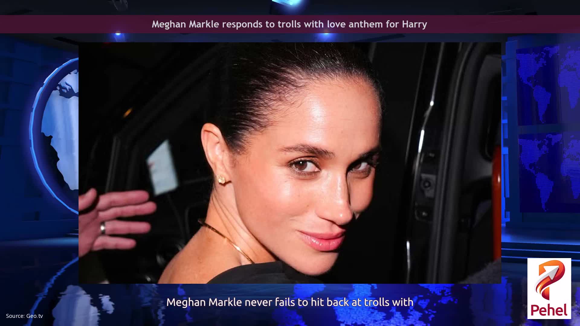Meghan Markle responds to trolls with love anthem for Harry