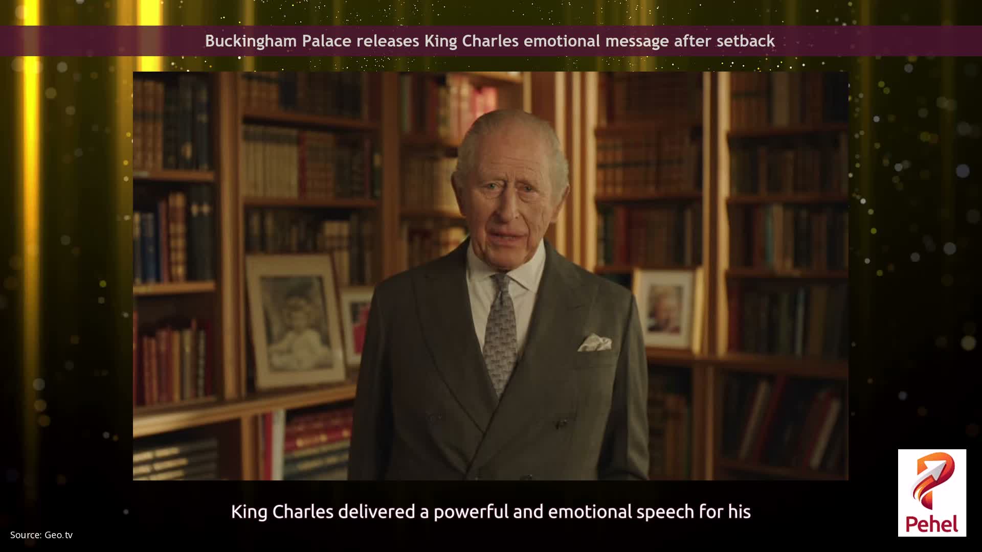 Buckingham Palace releases King Charles emotional message after setback