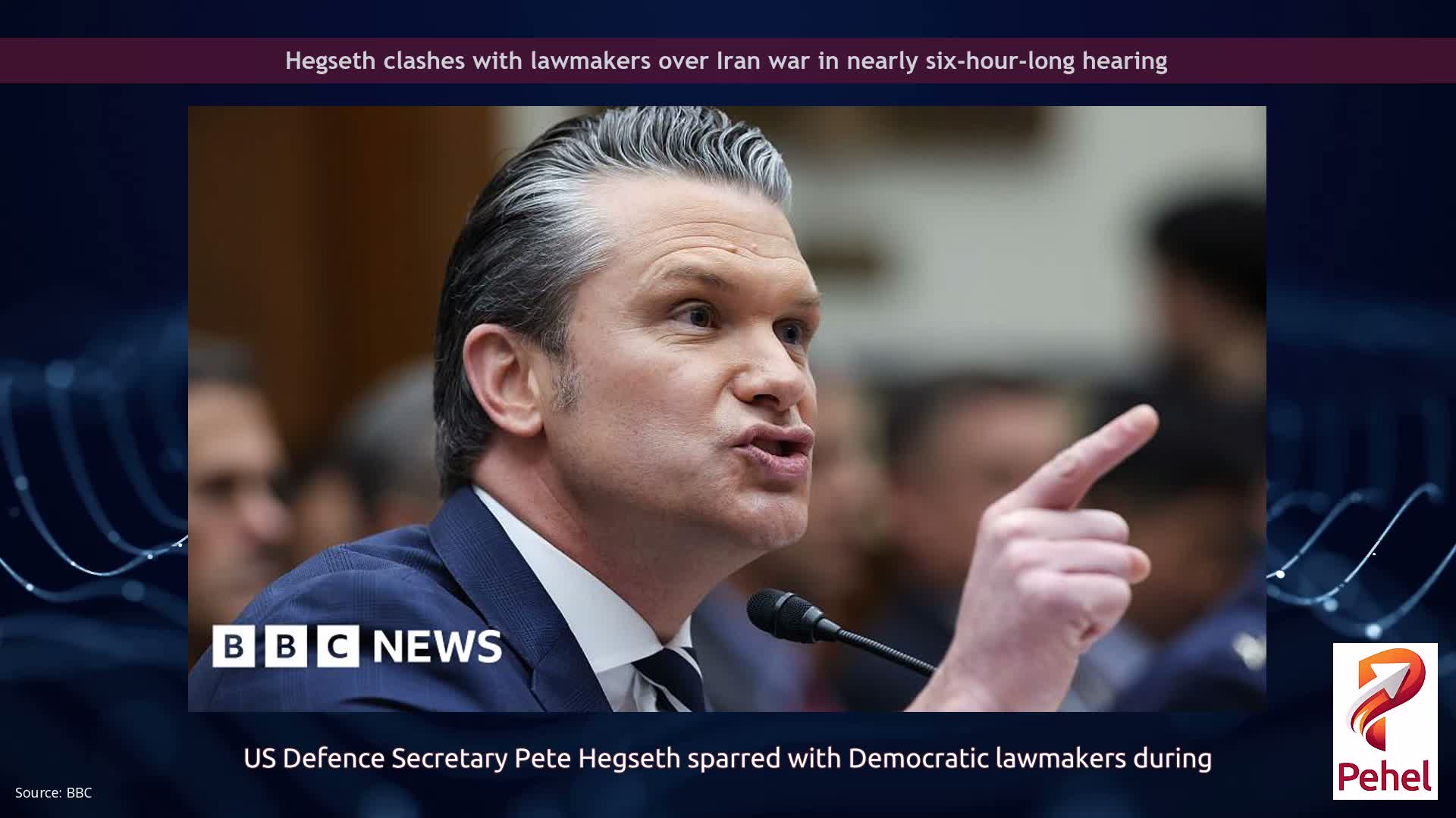 Hegseth clashes with lawmakers over Iran war in nearly six-hour-long hearing
