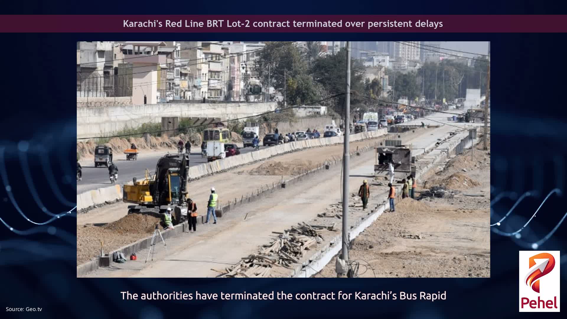 Karachi's Red Line BRT Lot-2 contract terminated over persistent delays