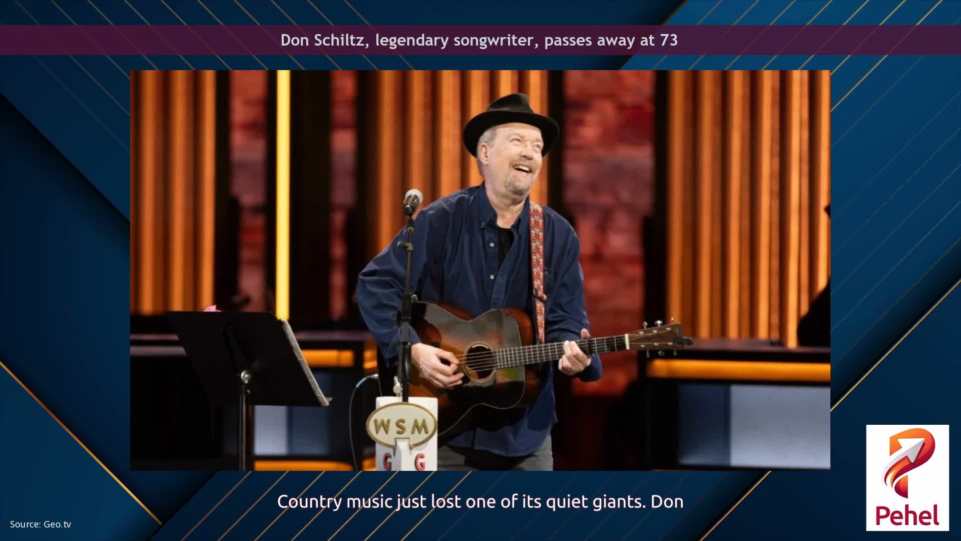 Don Schiltz, legendary songwriter, passes away at 73