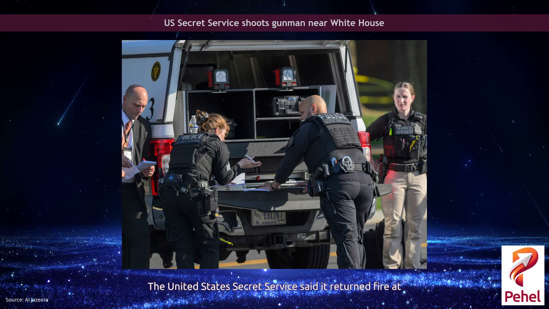 US Secret Service shoots gunman near White House