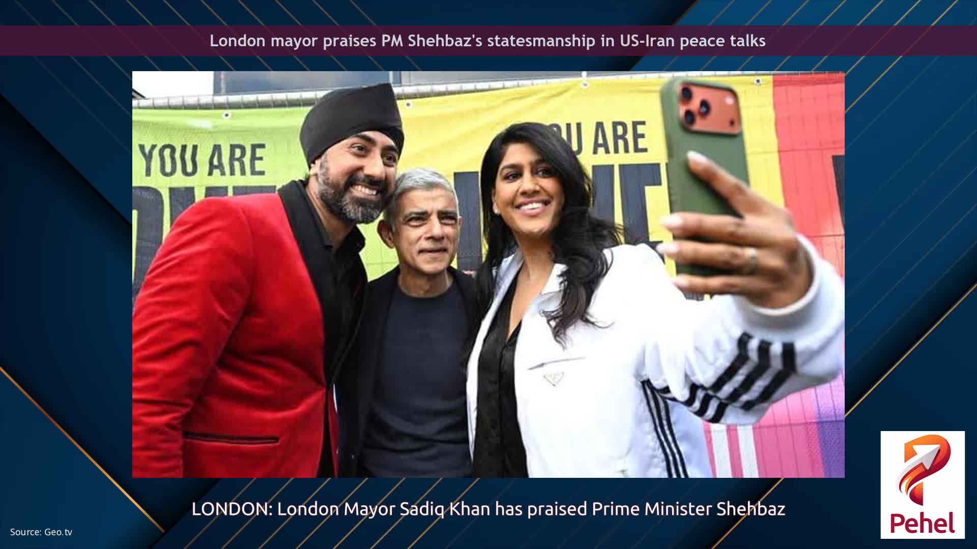 London mayor praises PM Shehbaz's statesmanship in US-Iran peace talks