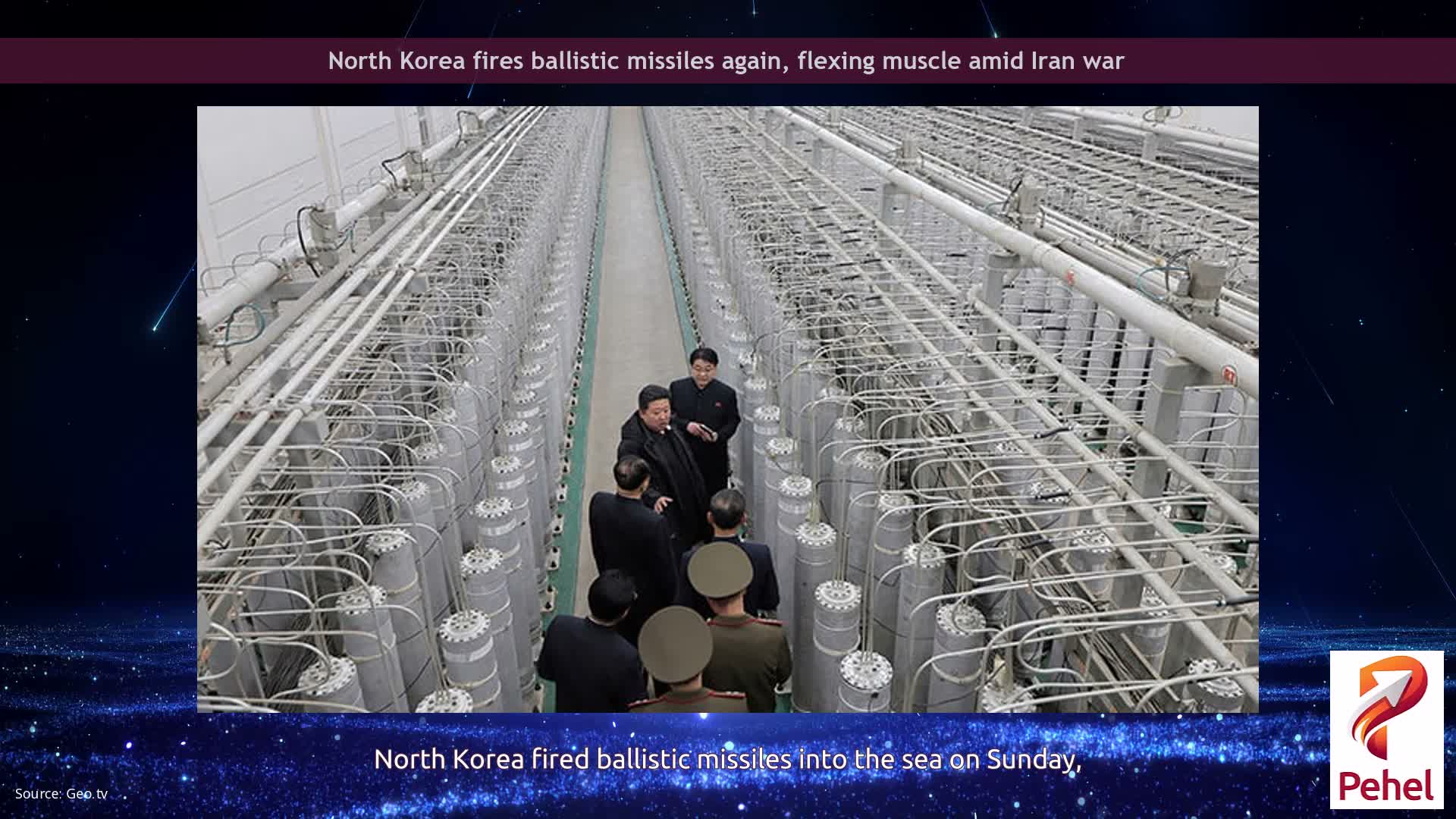 North Korea fires ballistic missiles again, flexing muscle amid Iran war