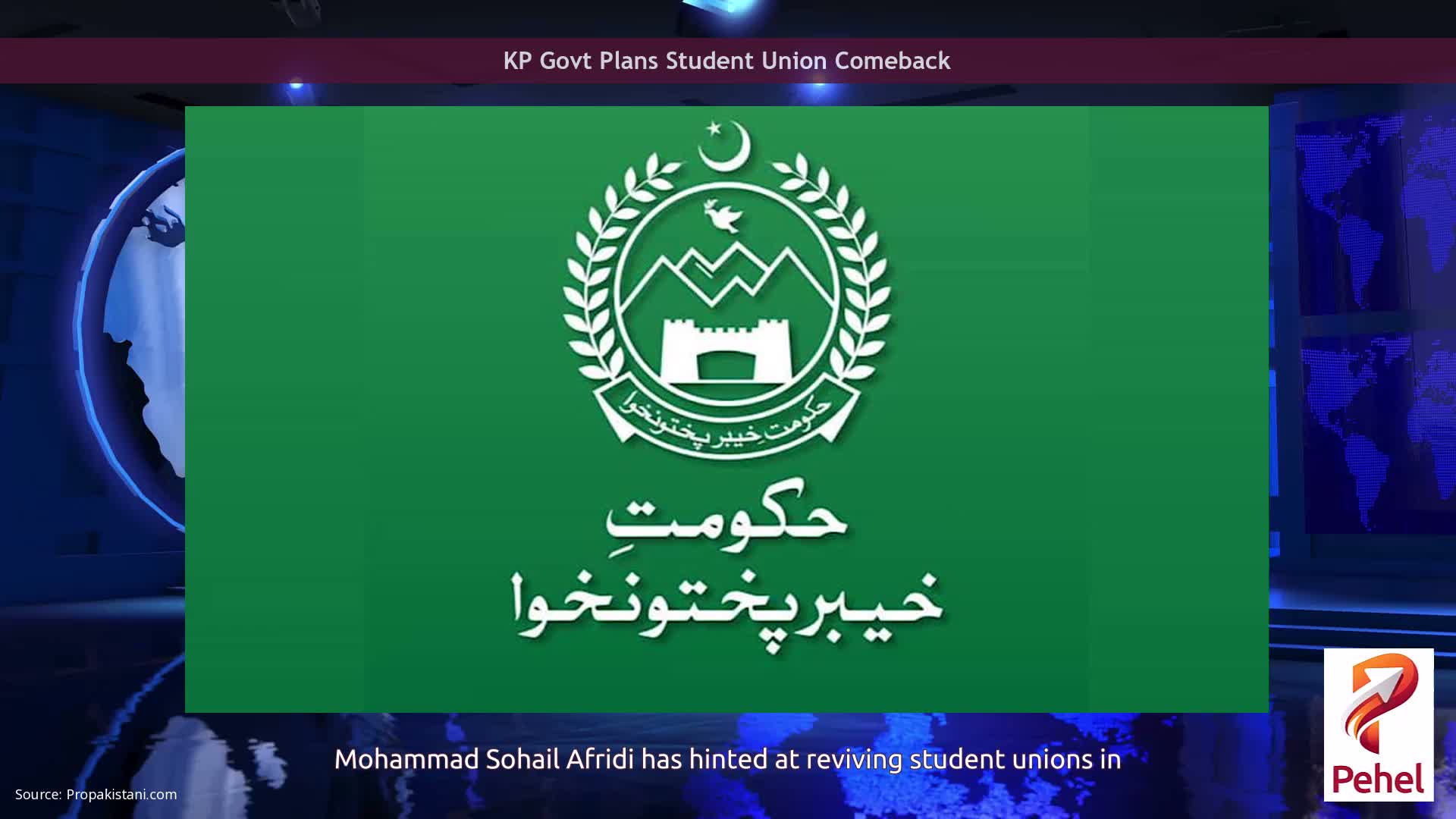 KP Govt Plans Student Union Comeback