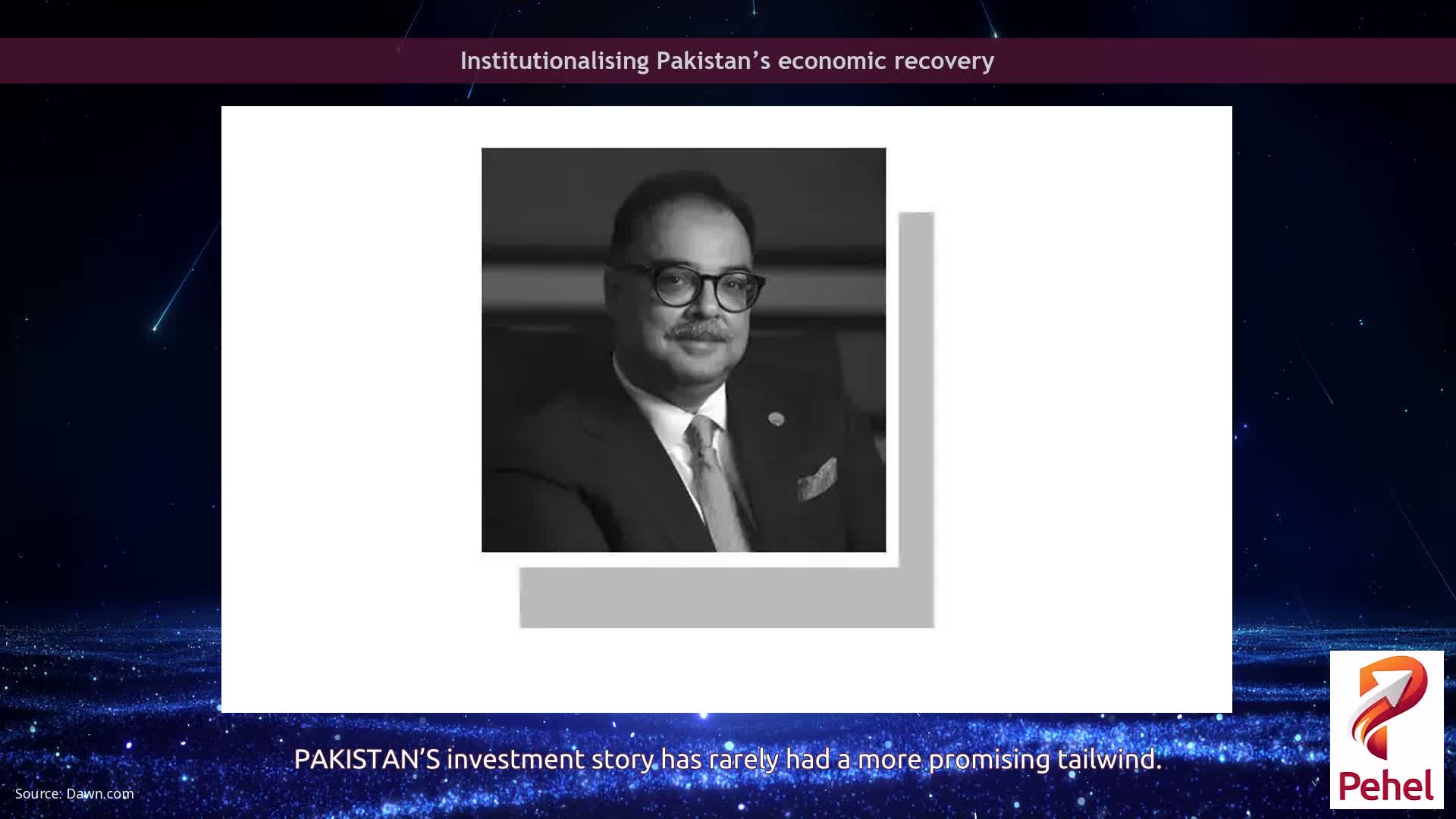 Institutionalising Pakistan’s economic recovery