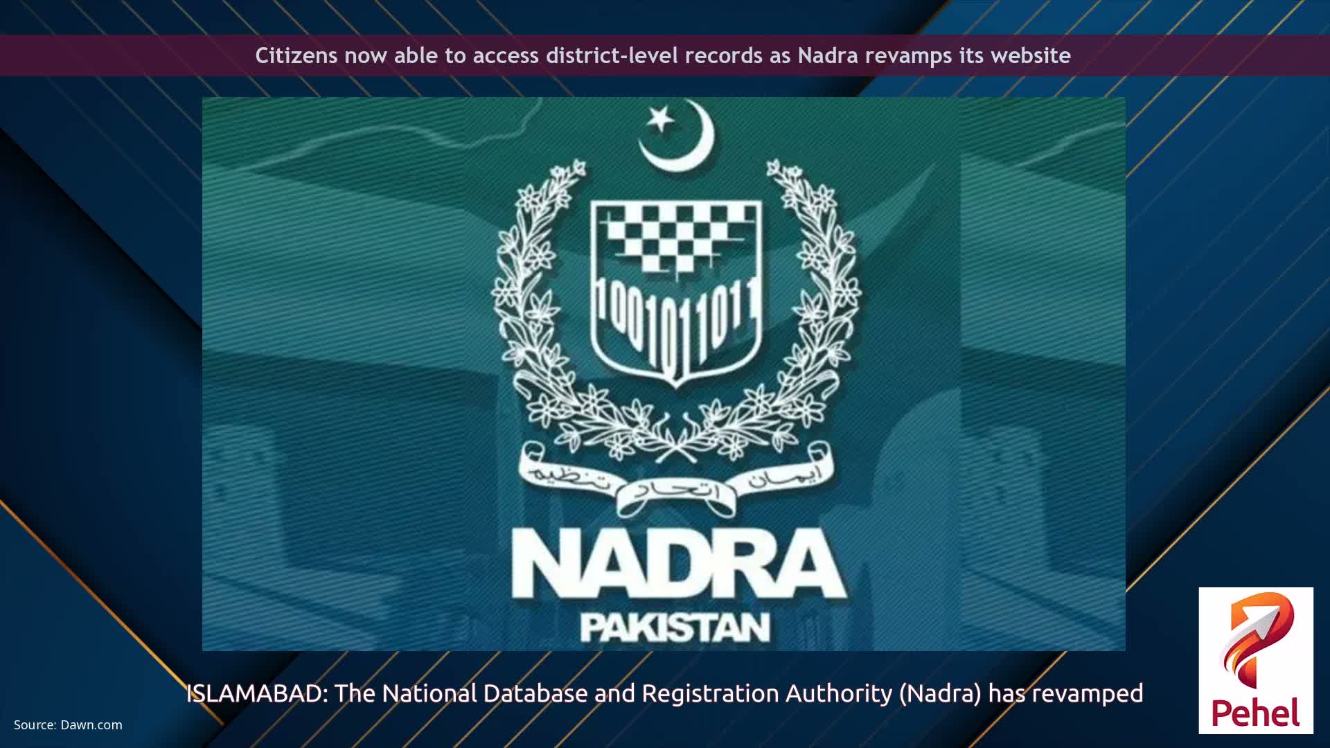 Citizens now able to access district-level records as Nadra revamps its website