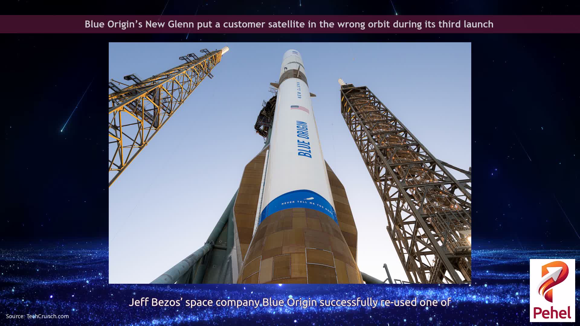 Blue Origin’s New Glenn put a customer satellite in the wrong orbit during its third launch