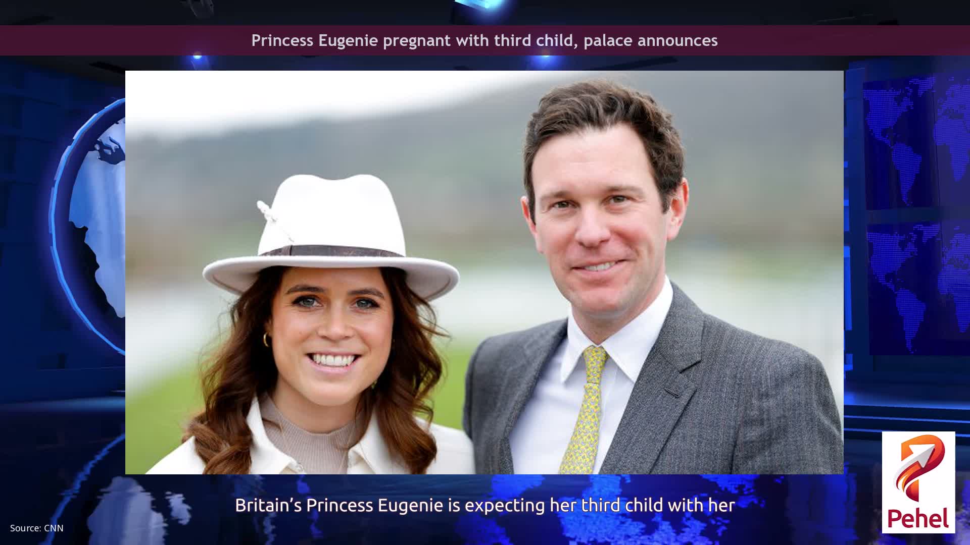 Princess Eugenie pregnant with third child, palace announces
