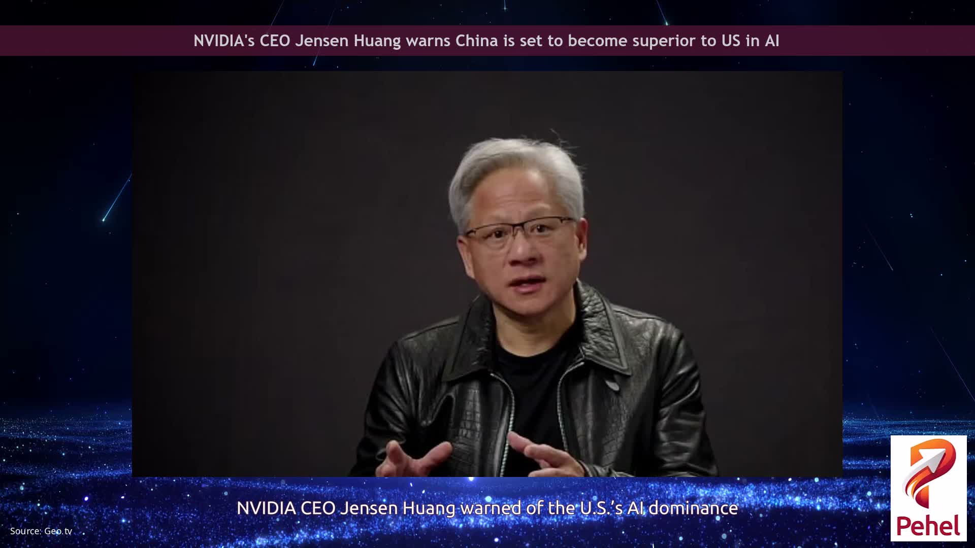 NVIDIA's CEO Jensen Huang warns China is set to become superior to US in AI