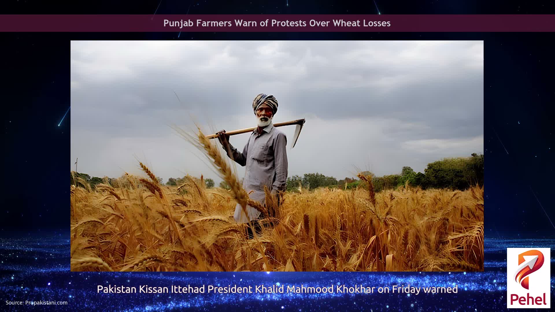 Punjab Farmers Warn of Protests Over Wheat Losses