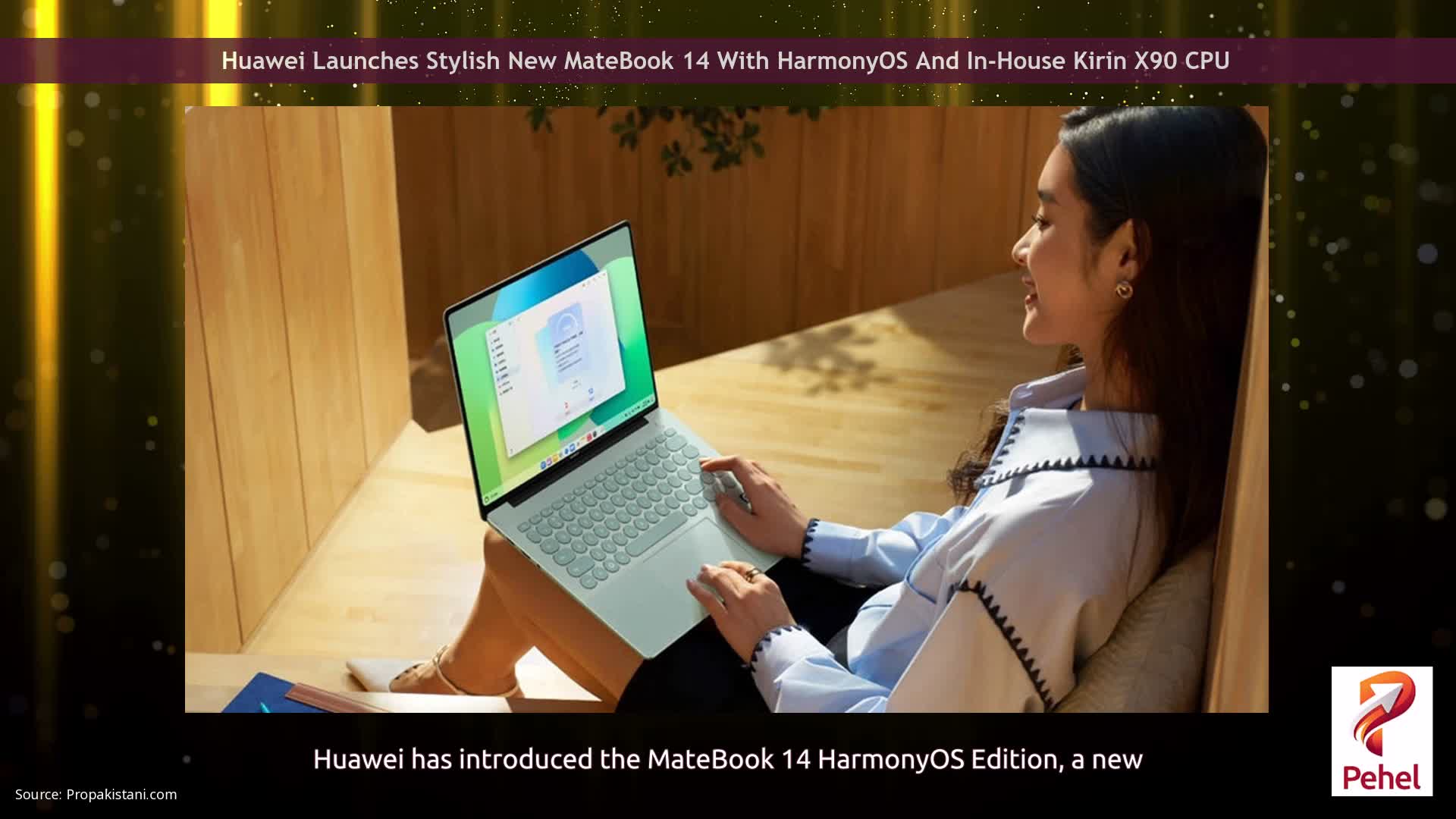 Huawei Launches Stylish New MateBook 14 With HarmonyOS And In-House Kirin X90 CPU