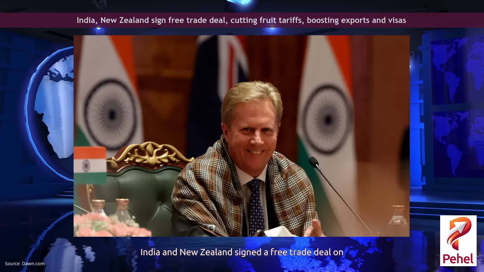India, New Zealand sign free trade deal, cutting fruit tariffs, boosting exports and visas