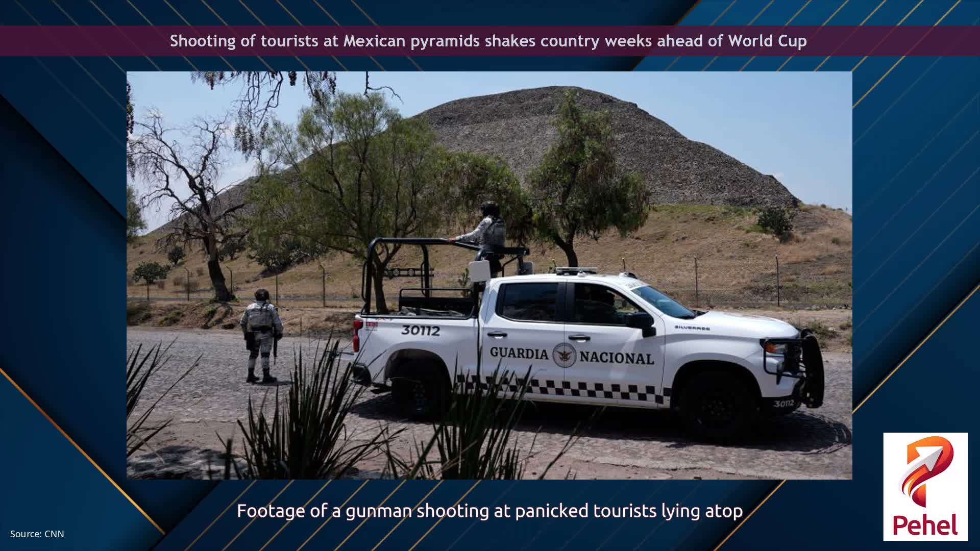 Shooting of tourists at Mexican pyramids shakes country weeks ahead of World Cup