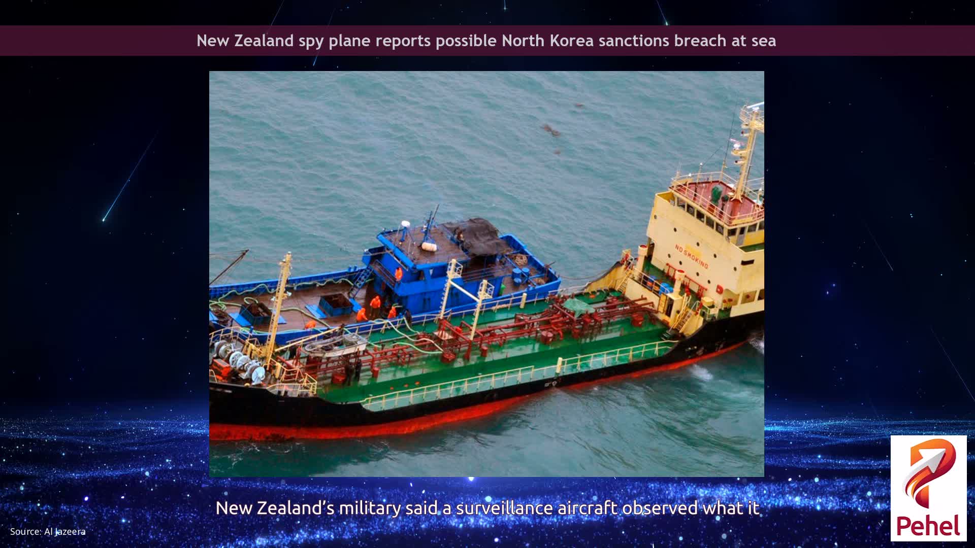 New Zealand spy plane reports possible North Korea sanctions breach at sea