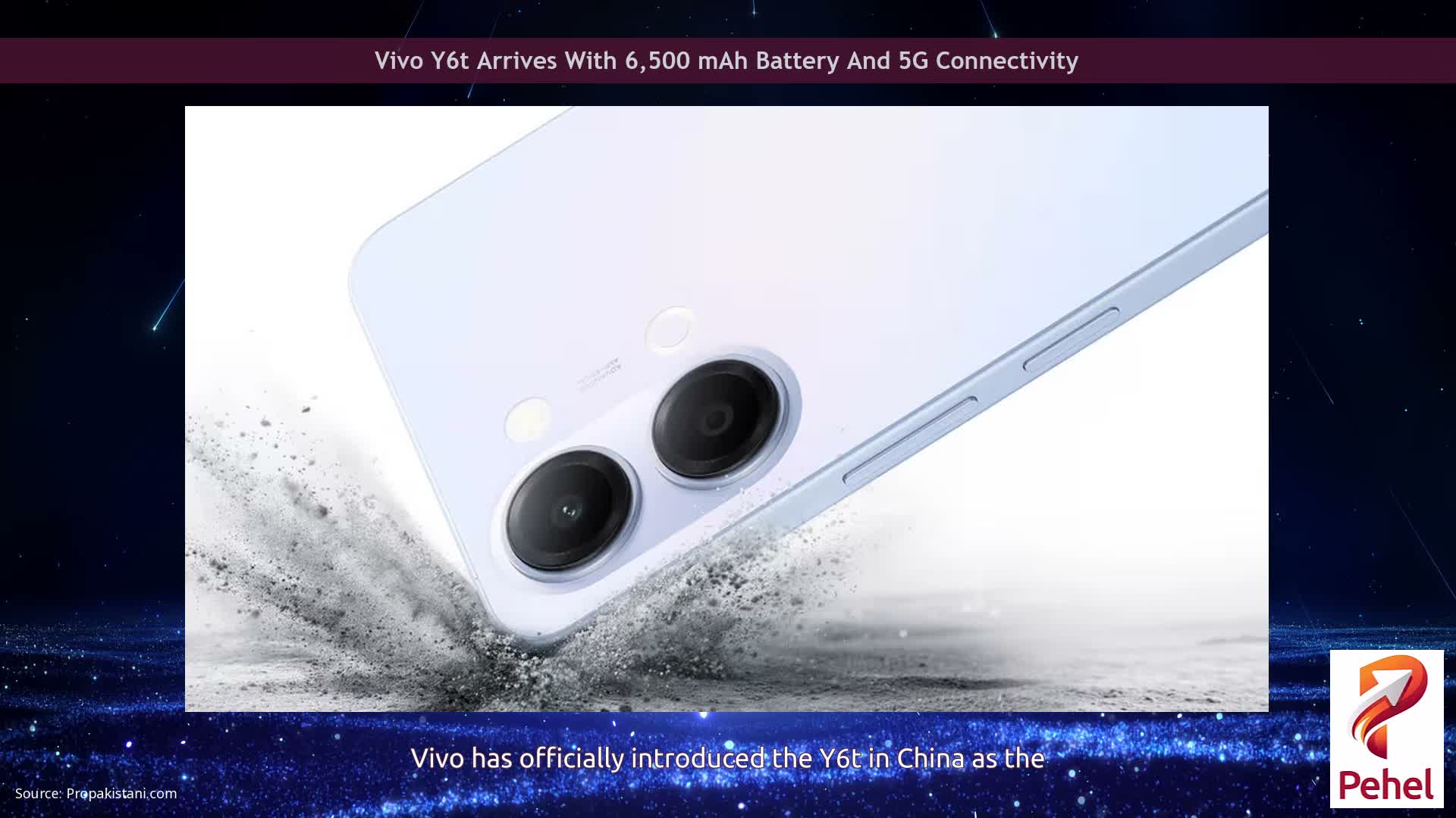 Vivo Y6t Arrives With 6,500 mAh Battery And 5G Connectivity