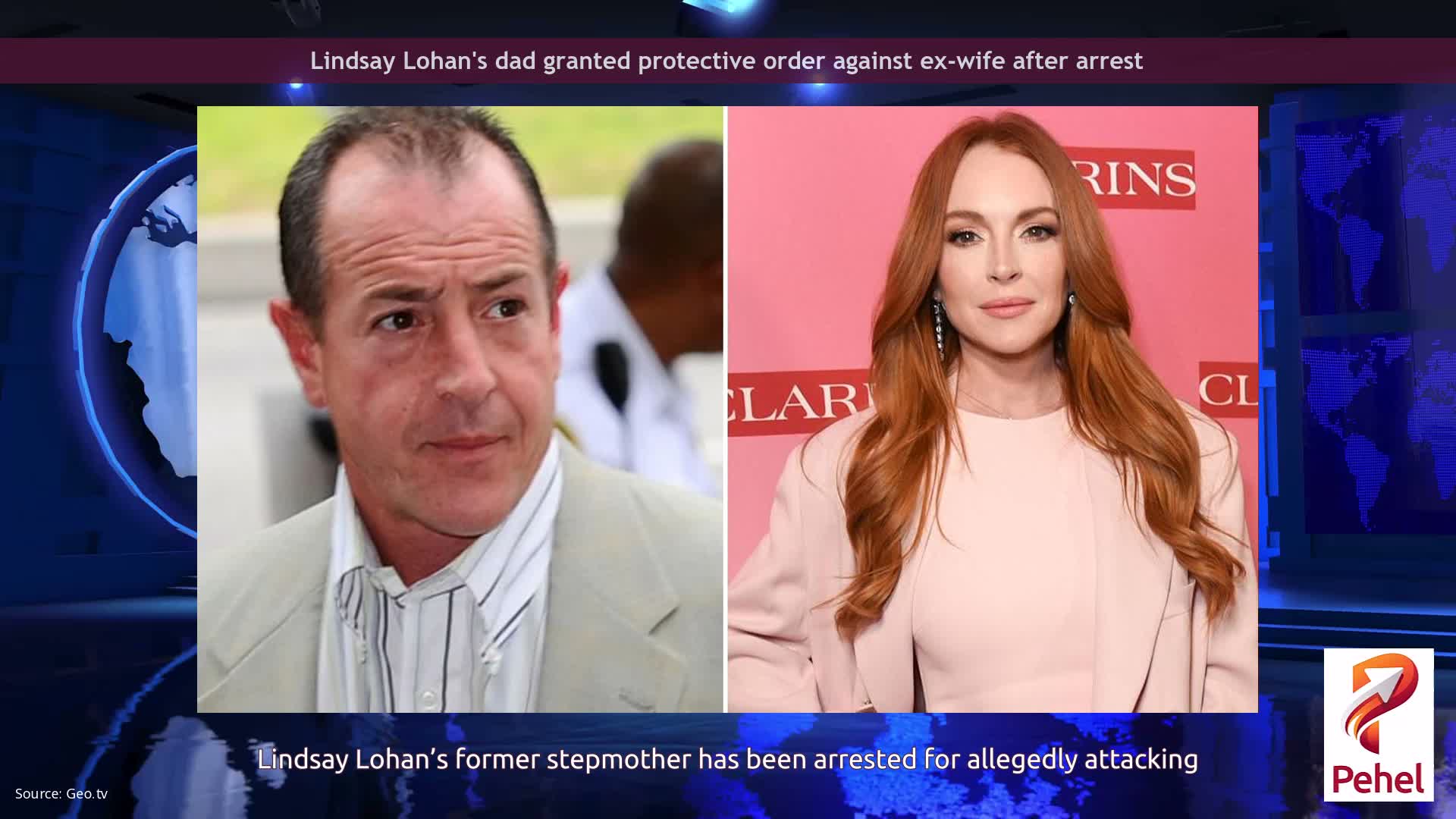 Lindsay Lohan's dad granted protective order against ex-wife after arrest